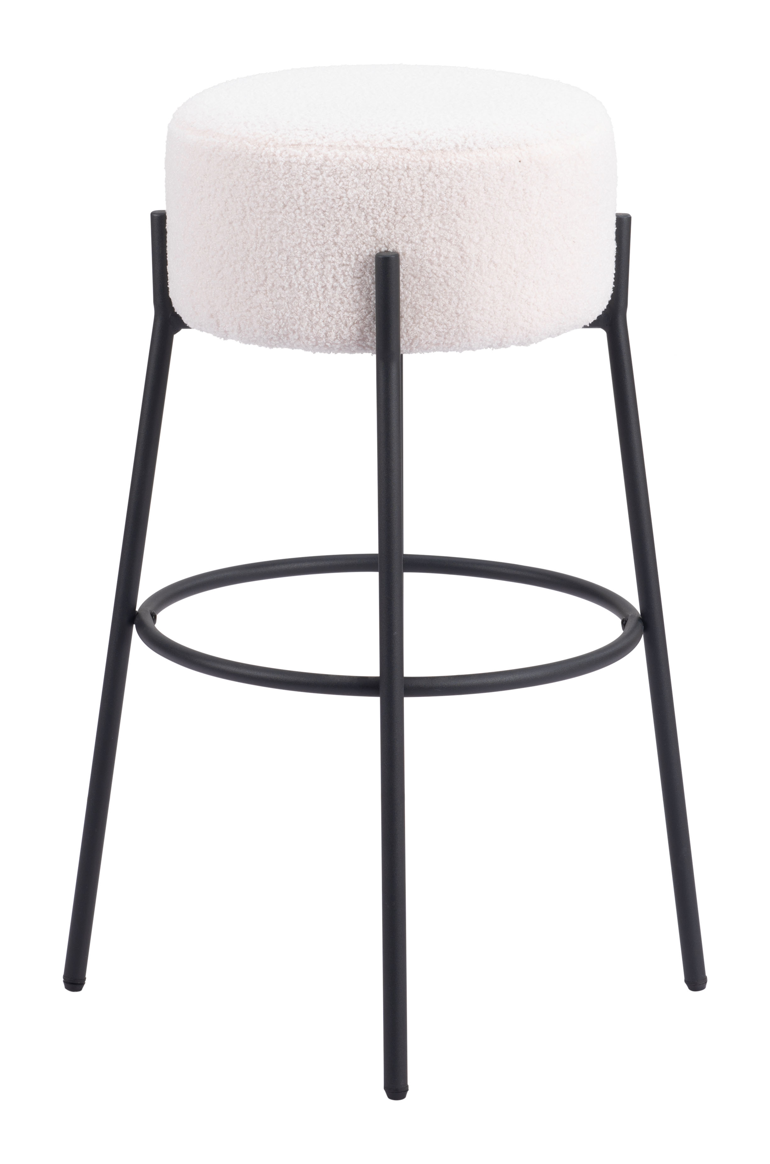 ZUO - Blanche Barstool (Set of 2) in Ivory