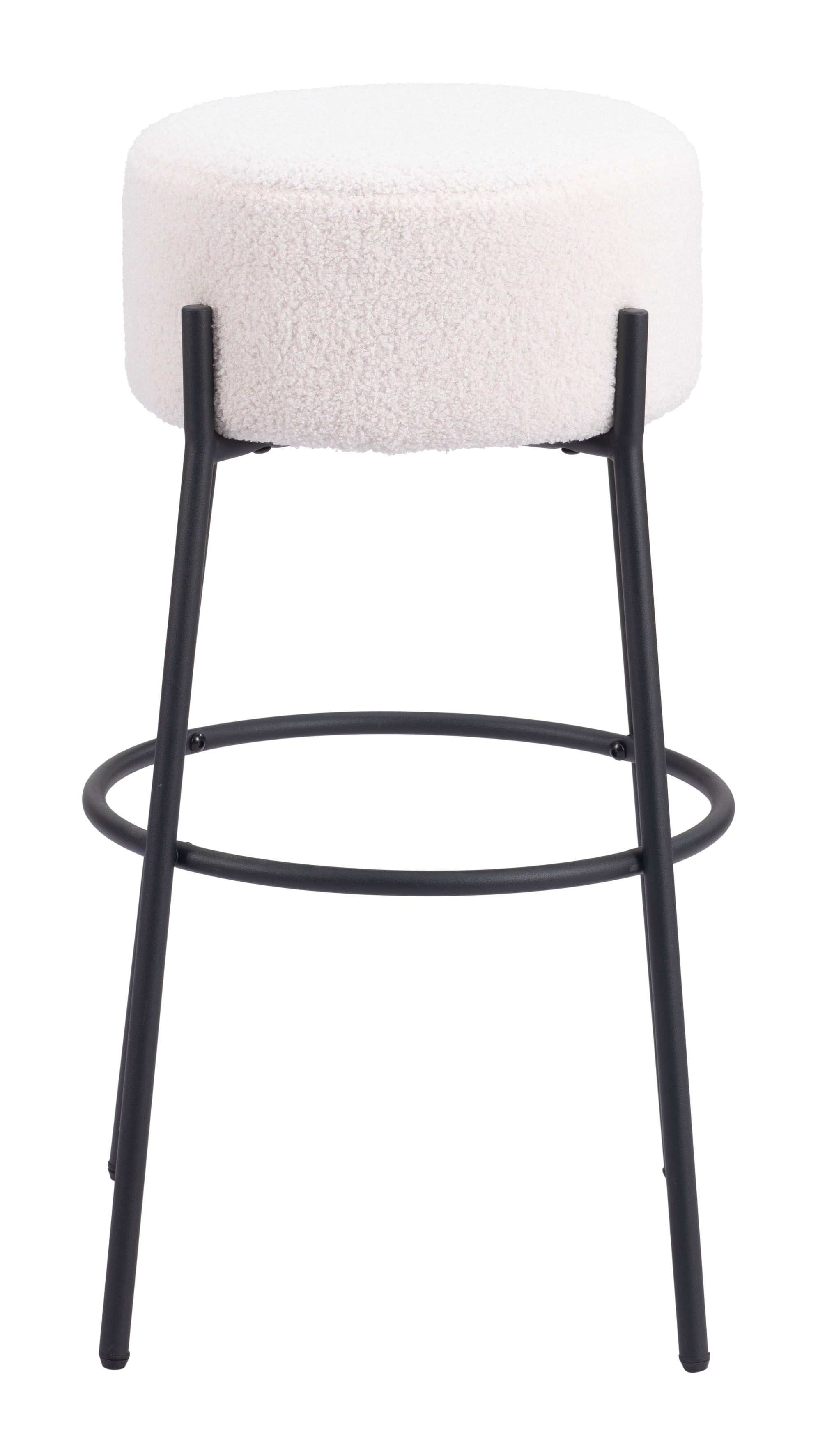 ZUO - Blanche Barstool (Set of 2) in Ivory