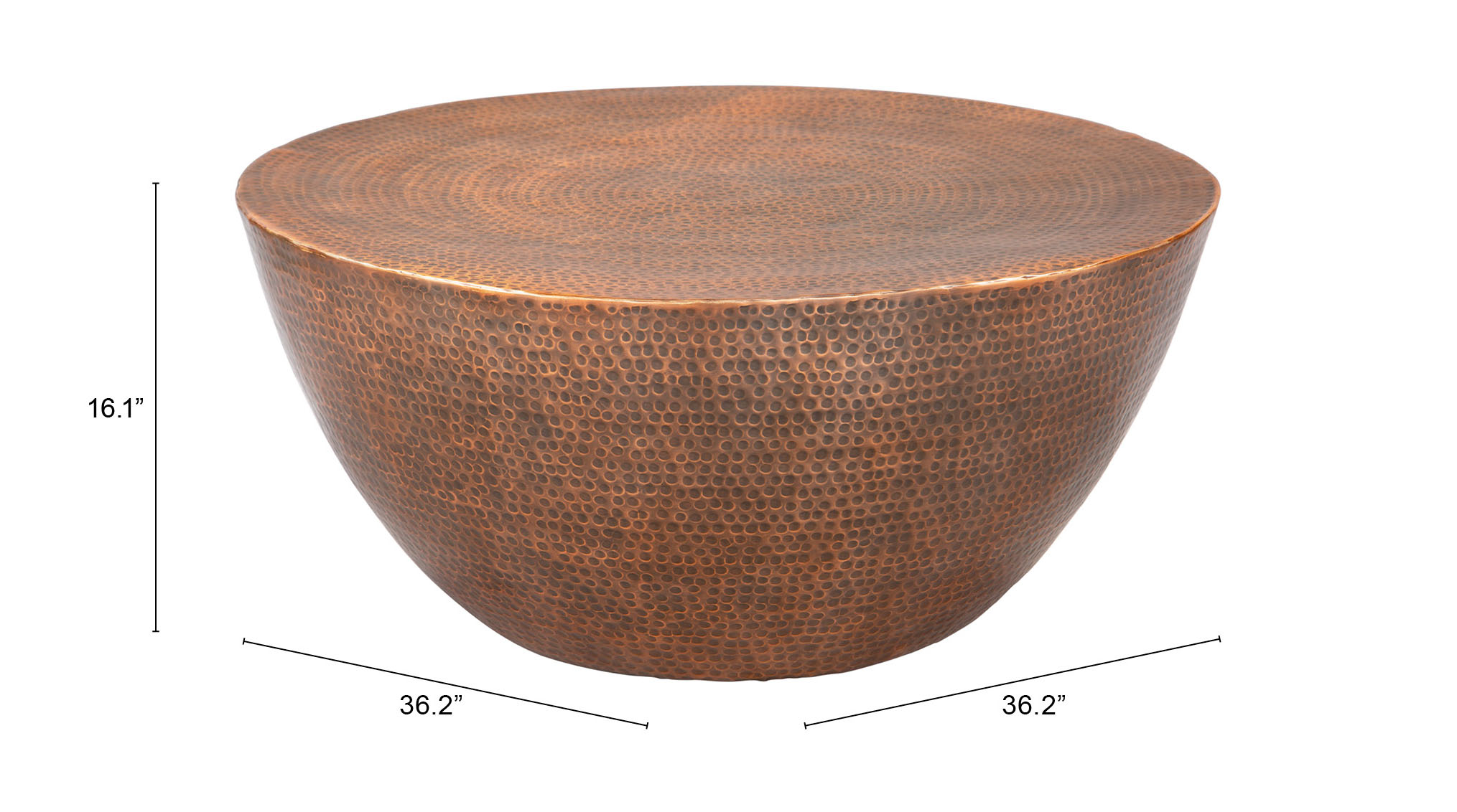 ZUO - Sahara Coffee Table in Bronze