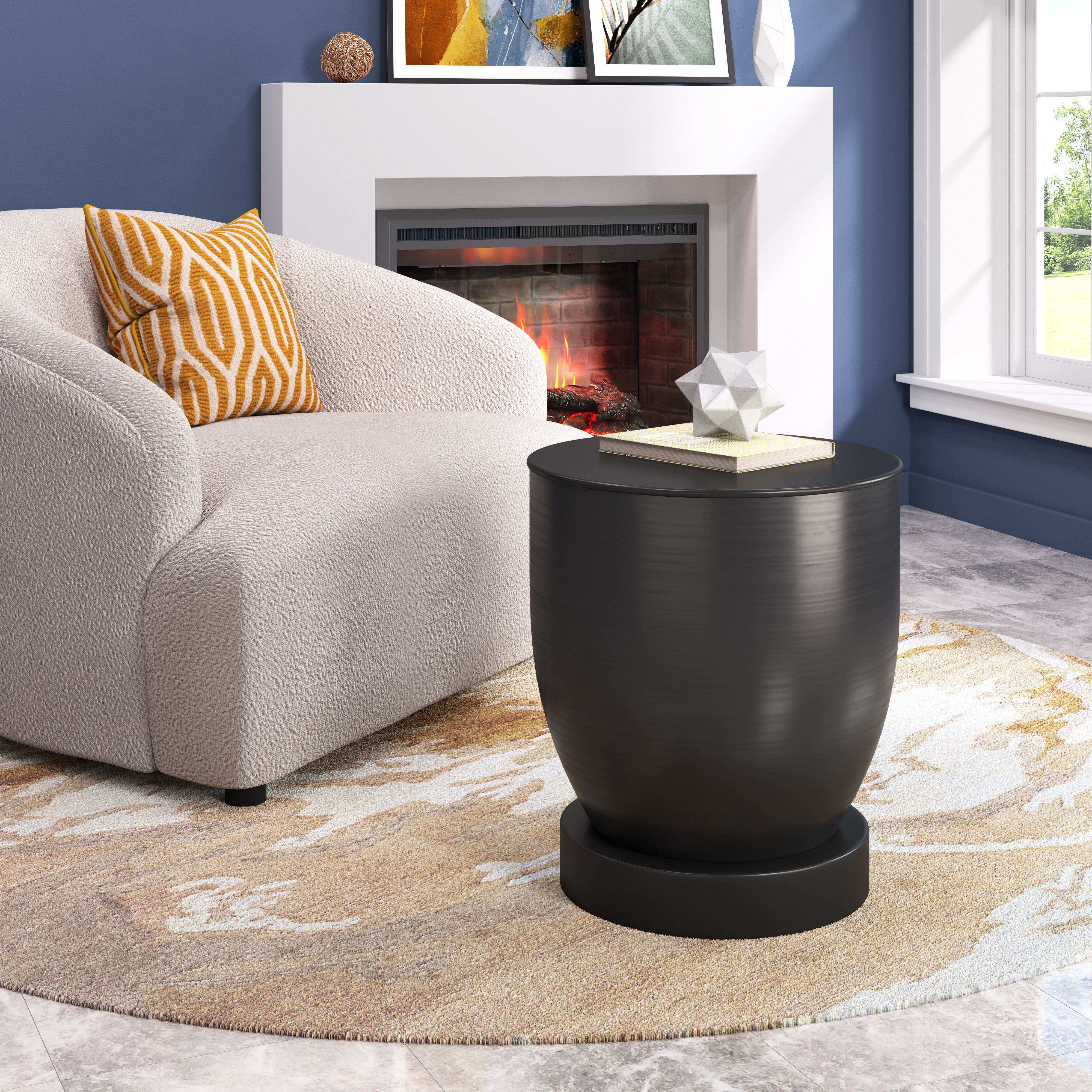 ZUO™ Baku Side Table - Black