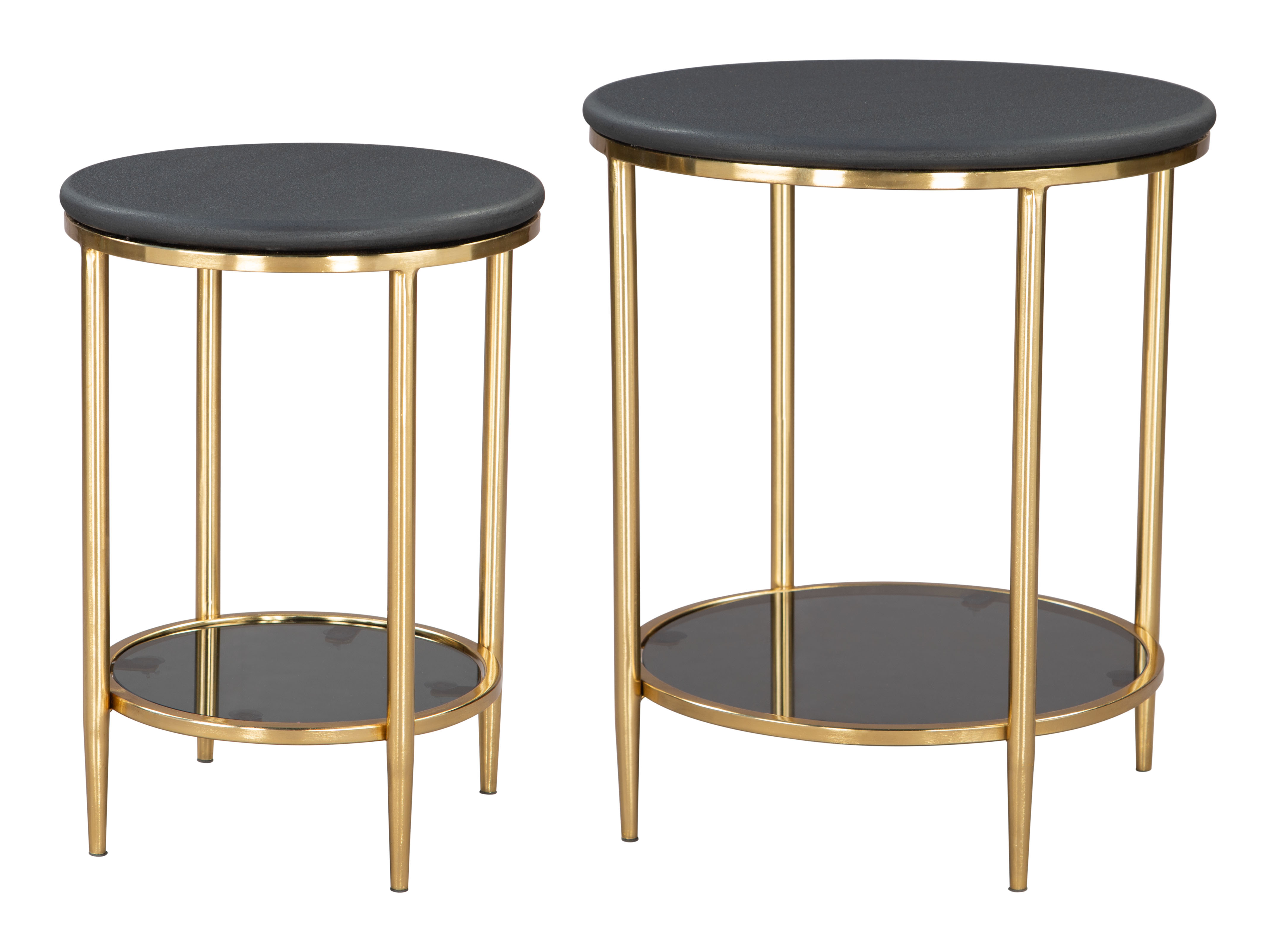 ZUO Koper Coffee Table Set (2-Piece) - Black