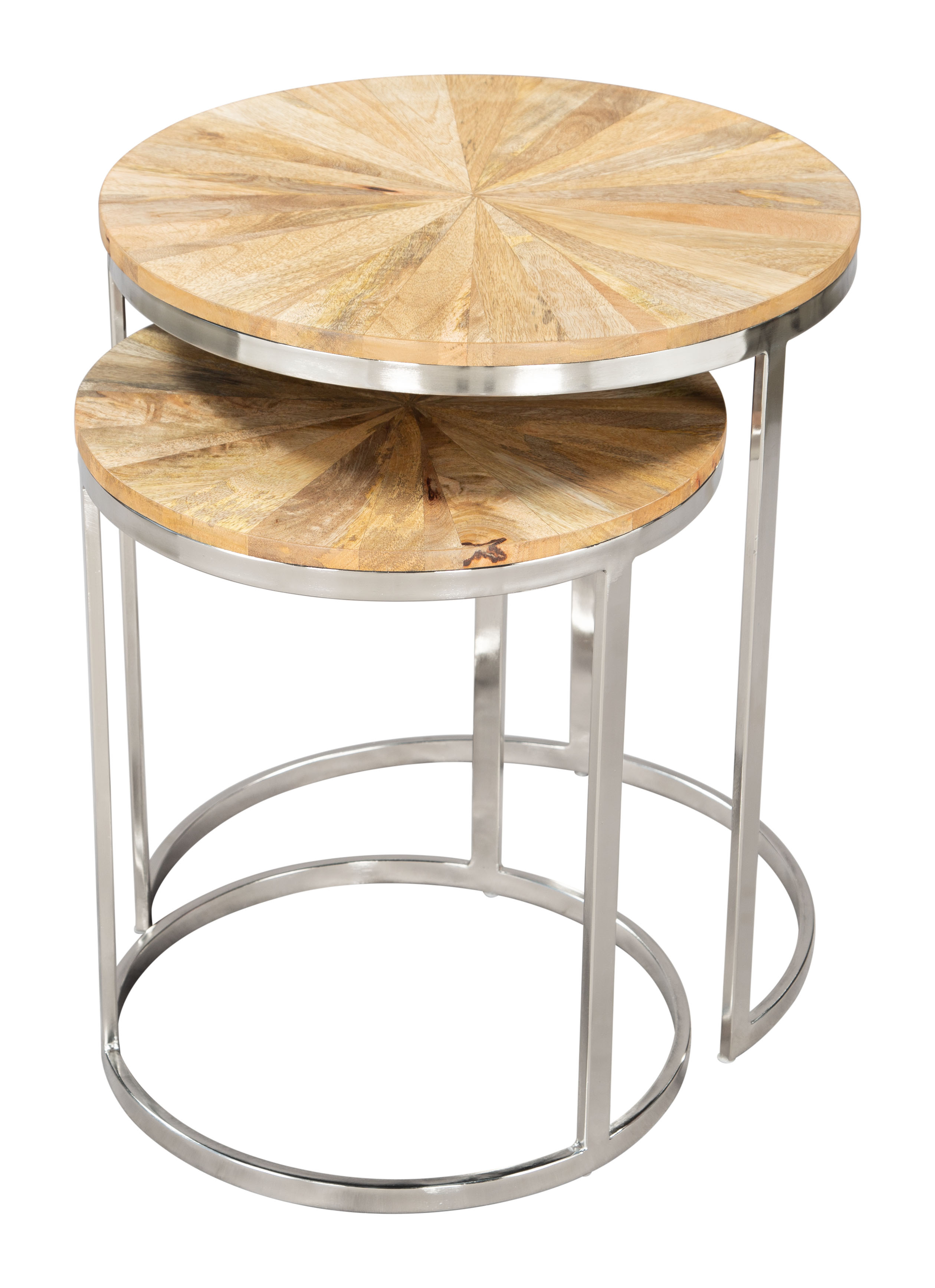 ZUO - Bari Nesting Table Set (2-Piece) in Natural