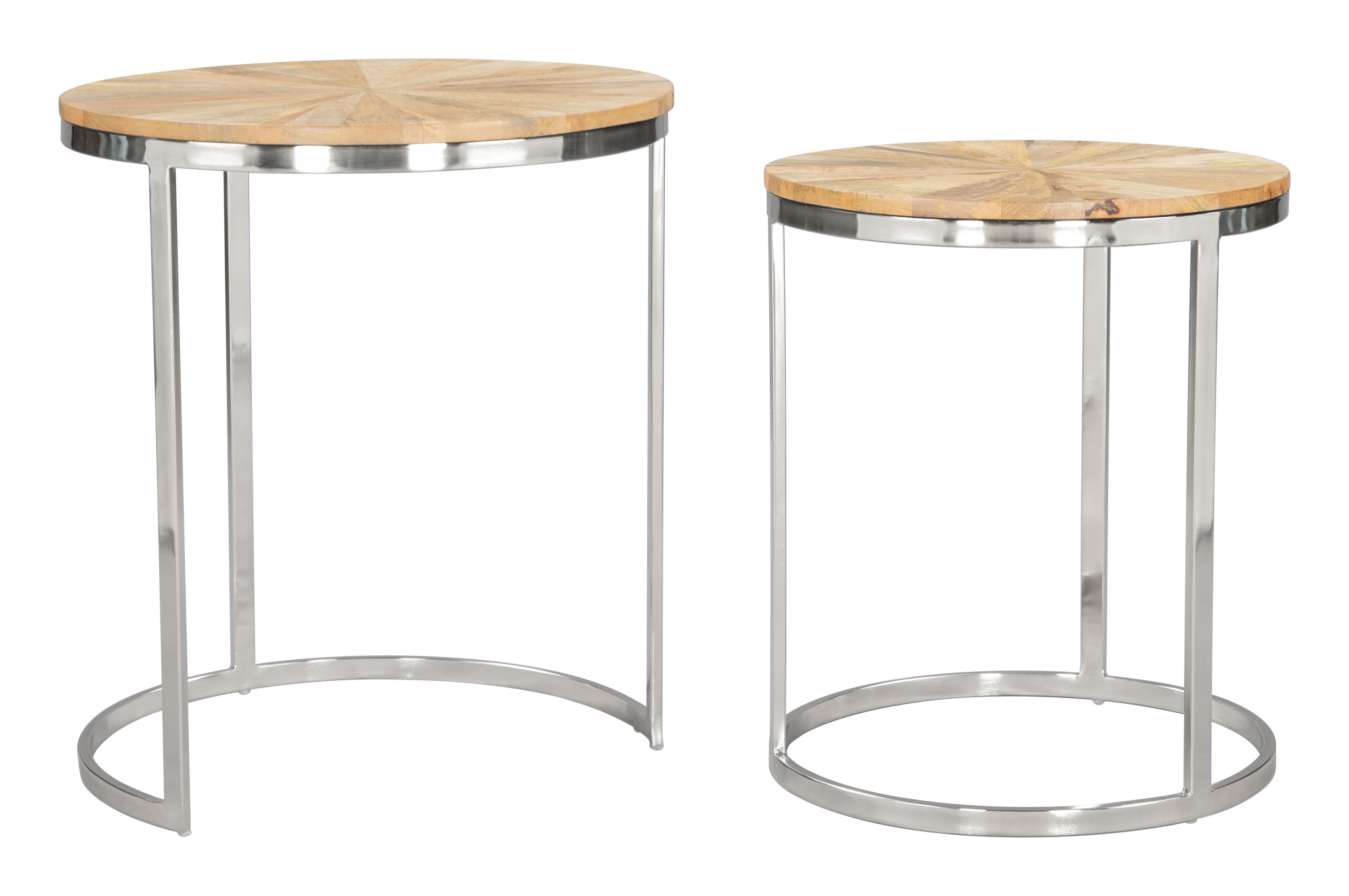 ZUO - Bari Nesting Table Set (2-Piece) in Natural