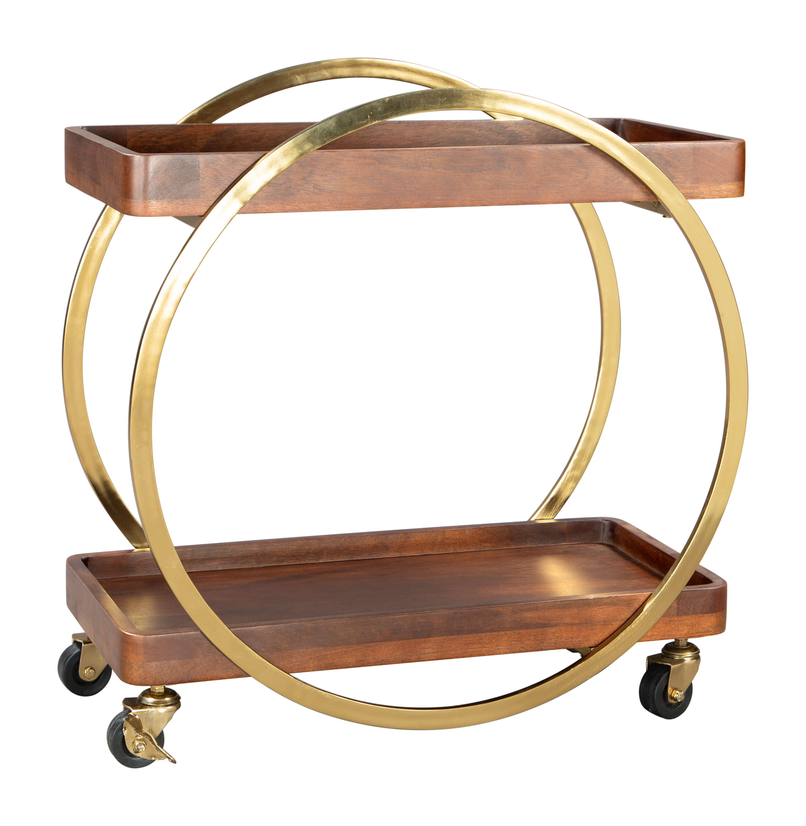 ZUO - Arenas Bar Cart in Brown