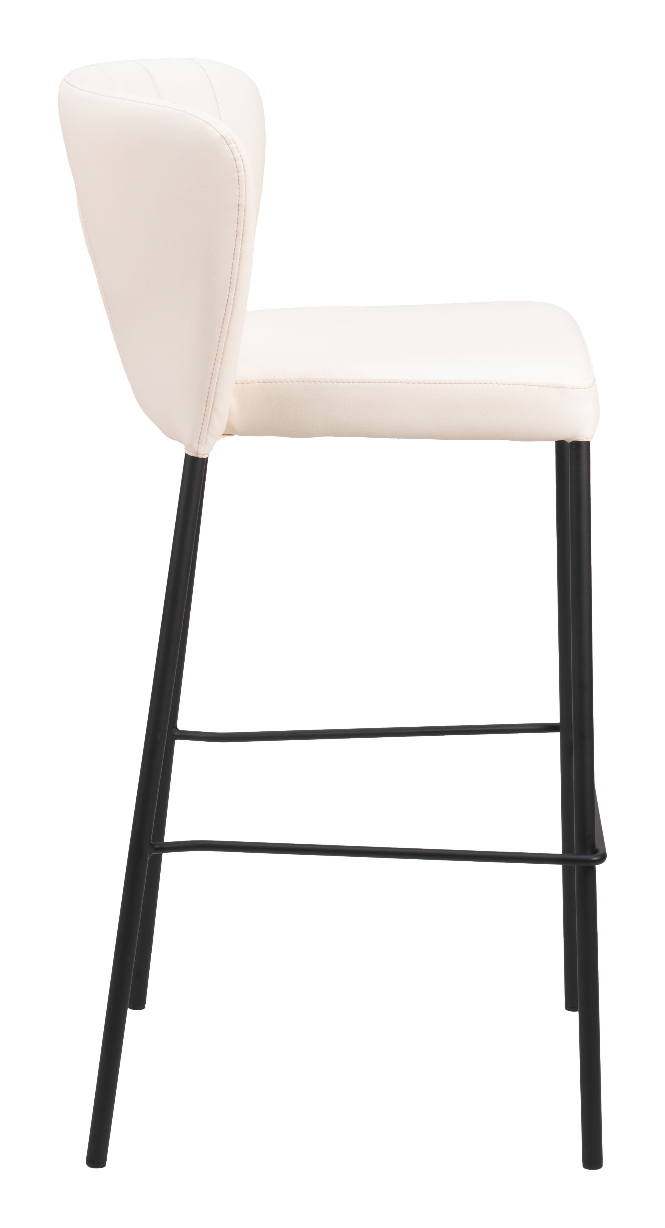 ZUO Linz Barstool (Set of 2) - Cream