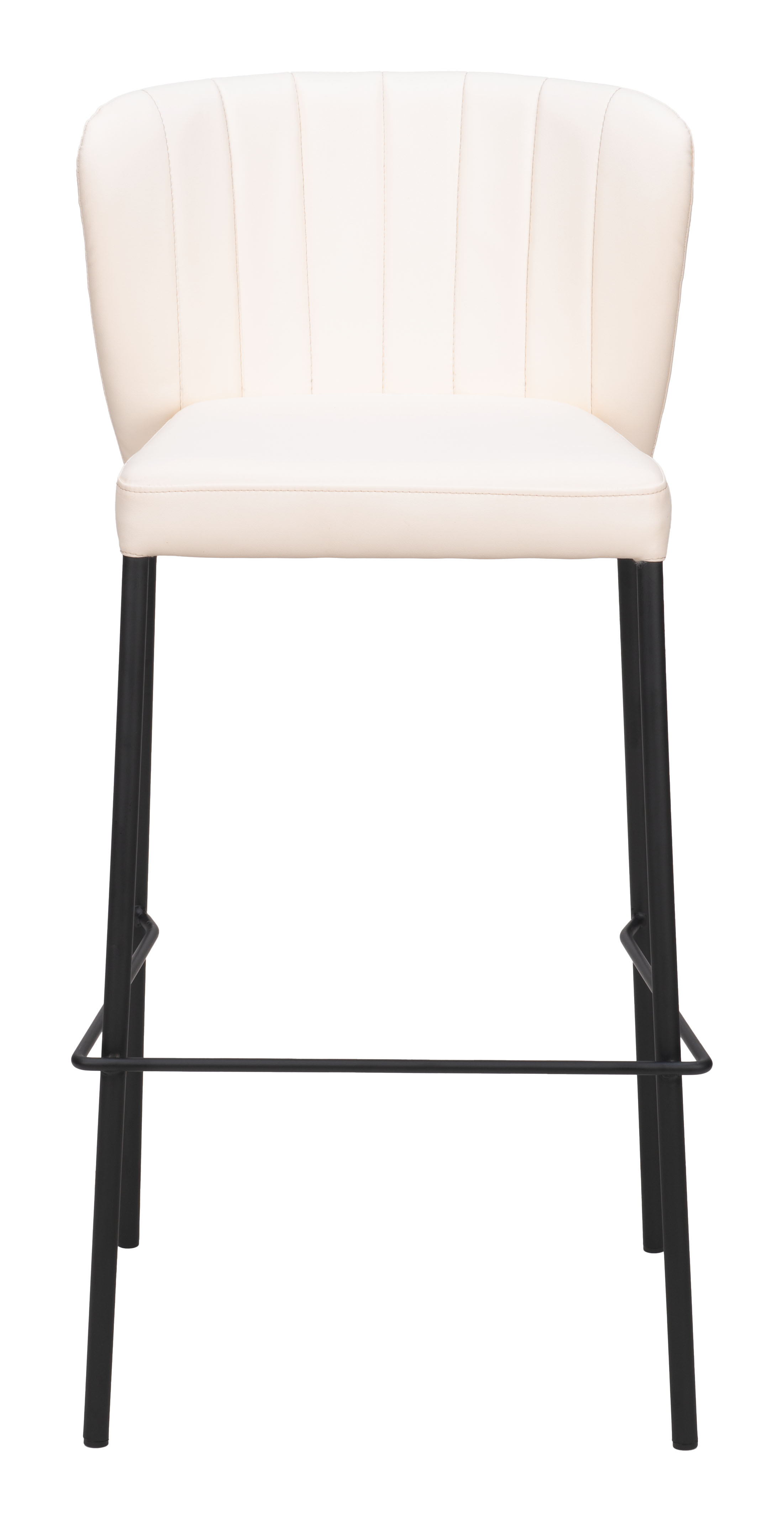 ZUO Linz Barstool (Set of 2) - Cream