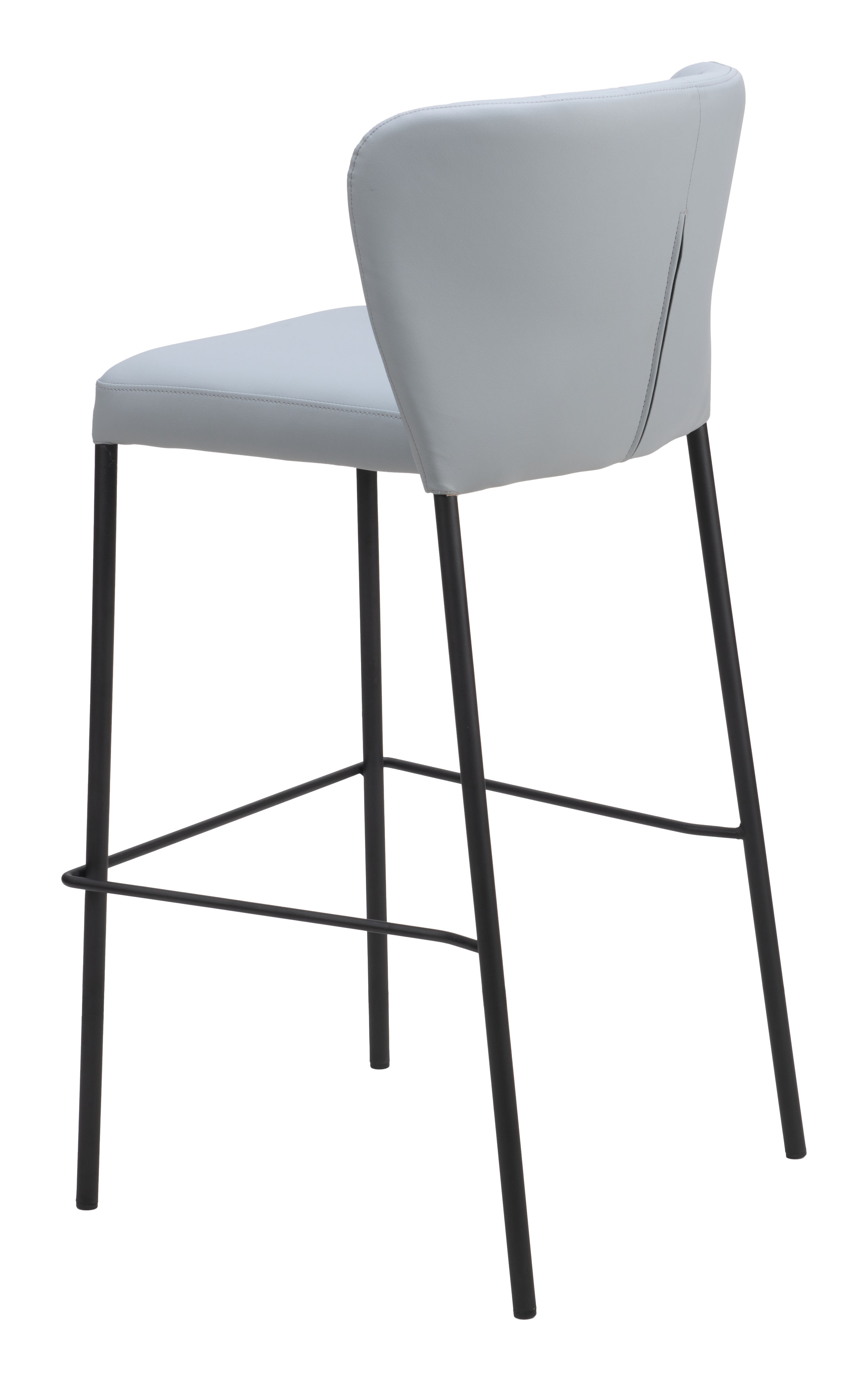 ZUO Linz Barstool (Set of 2) - Gray