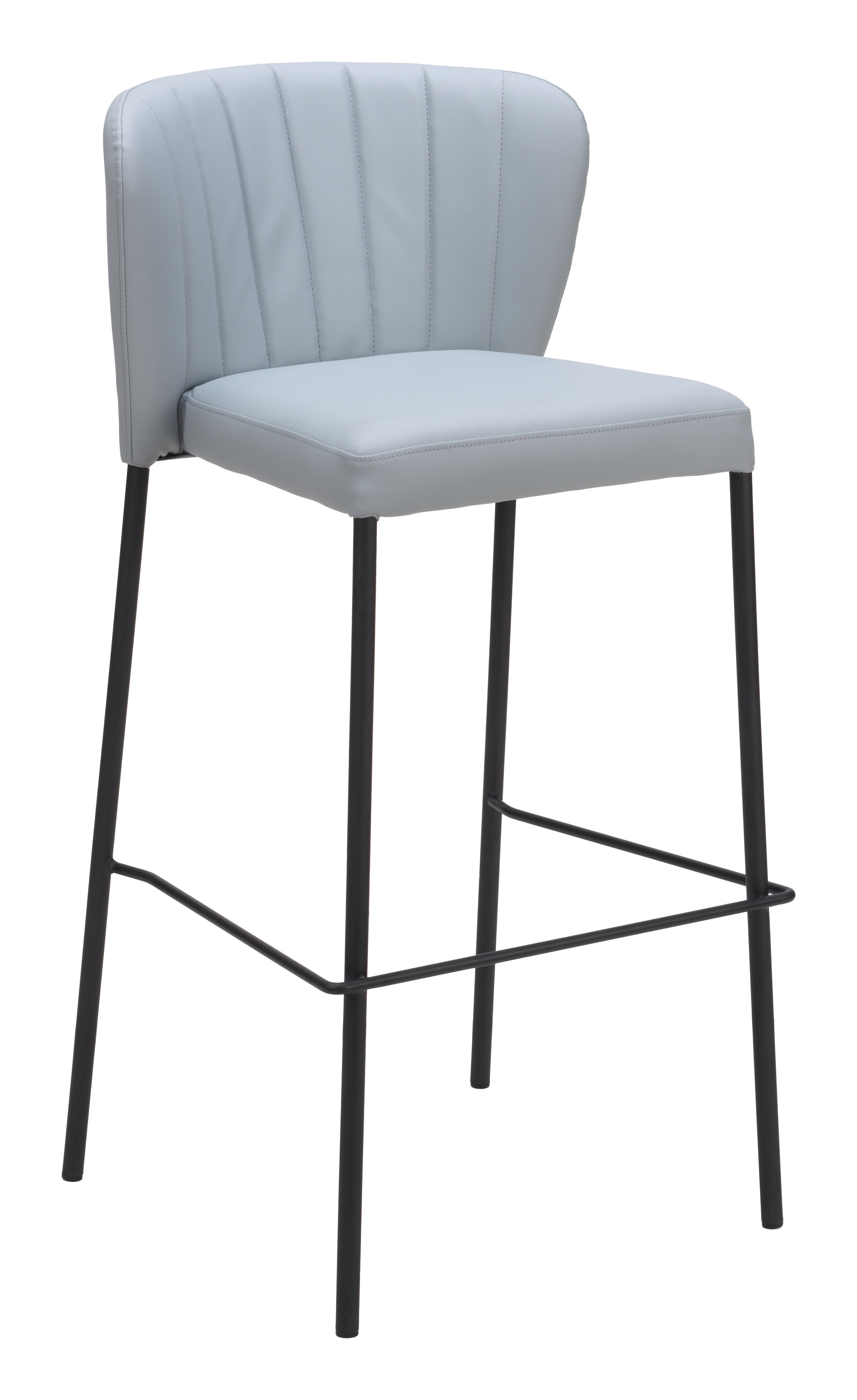 ZUO Linz Barstool (Set of 2) - Gray