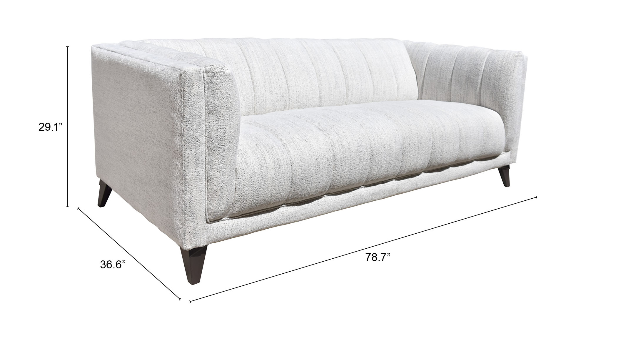 ZUO Punta Cana Sofa - Leonardo Snow