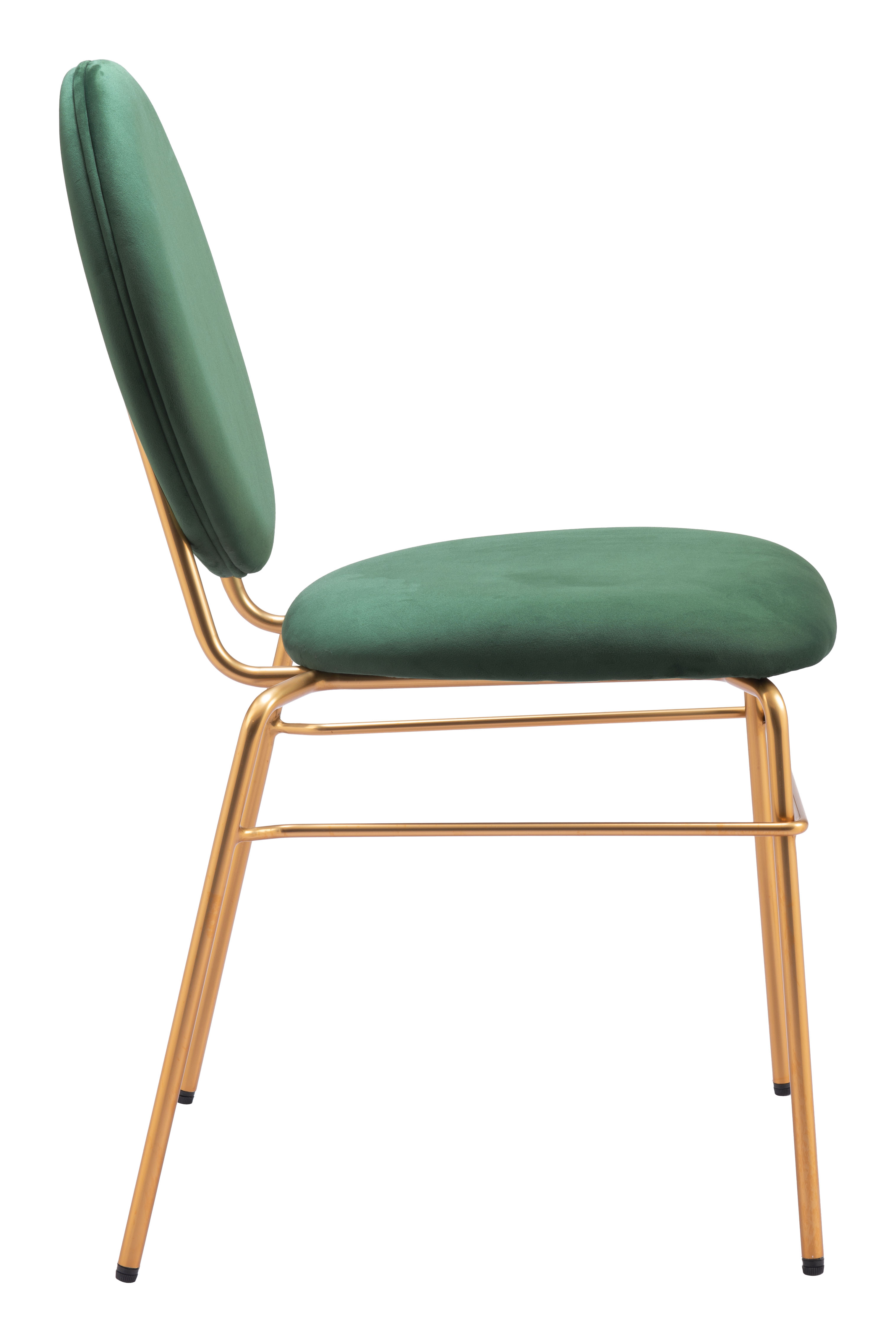 ZUO - Odessa Dining Chair (Set of 2) in Green/Gold