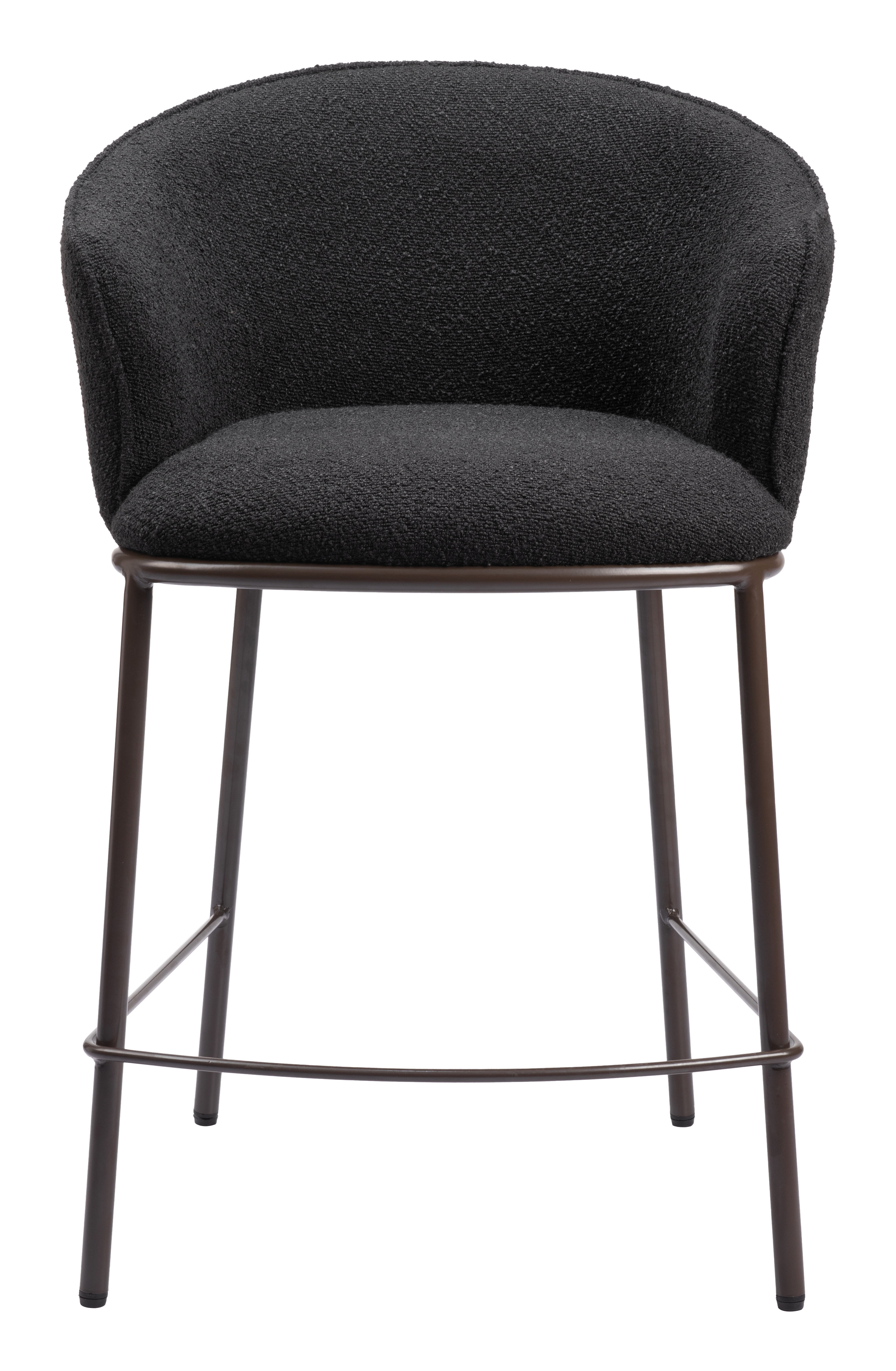 ZUO Essen Counter Stool - Black/Bronze