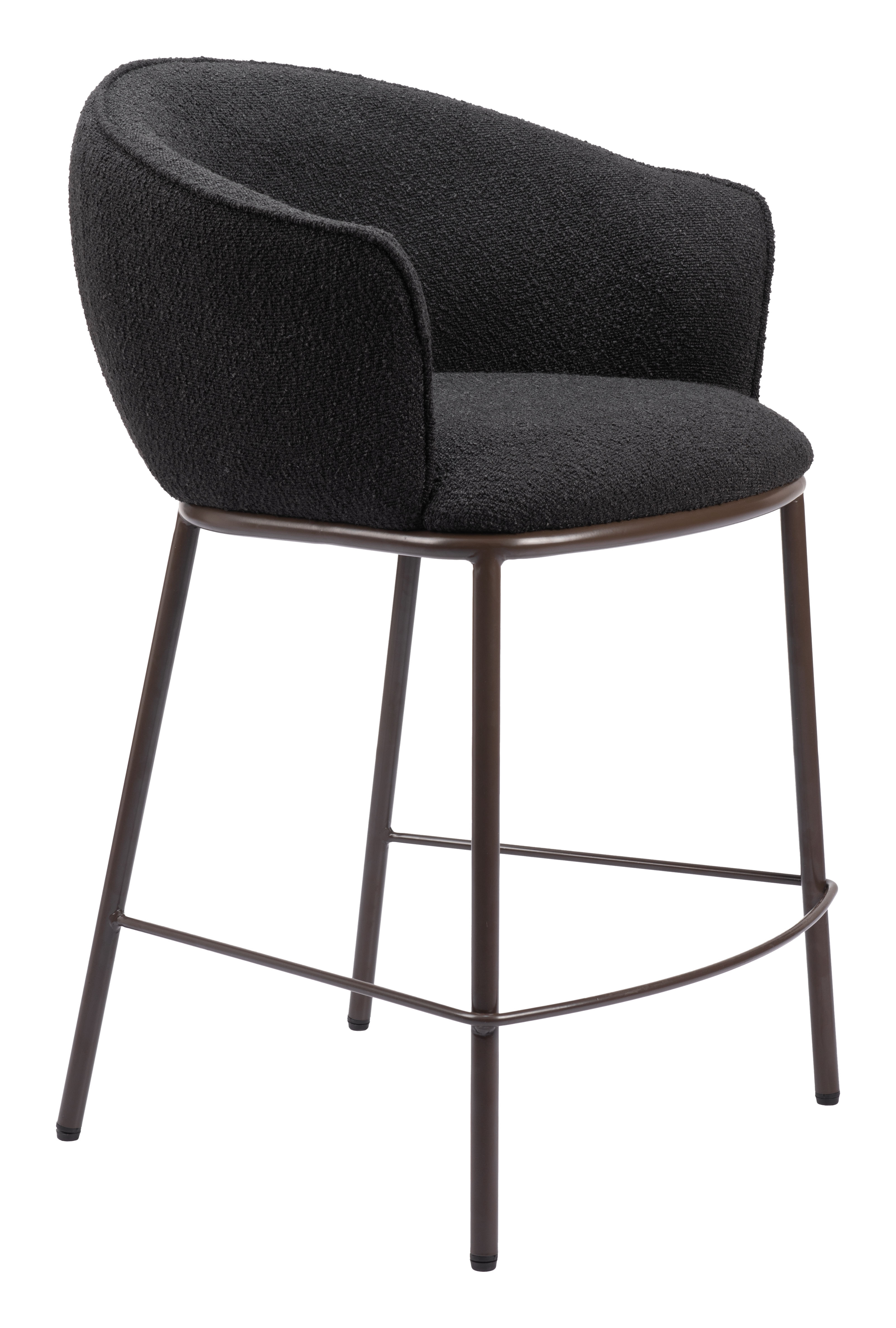 ZUO Essen Counter Stool - Black/Bronze