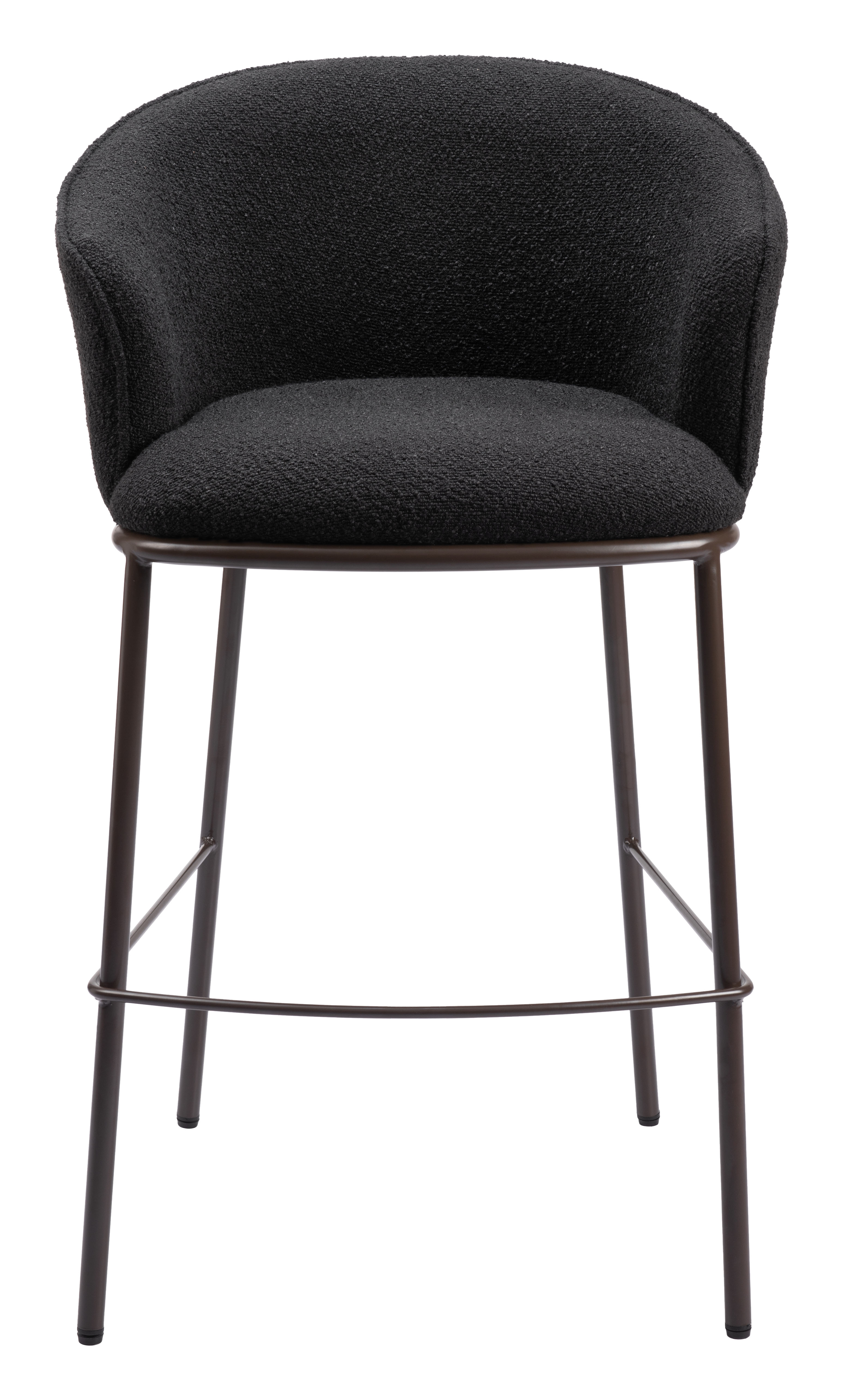 ZUO Essen Barstool - Black/Bronze