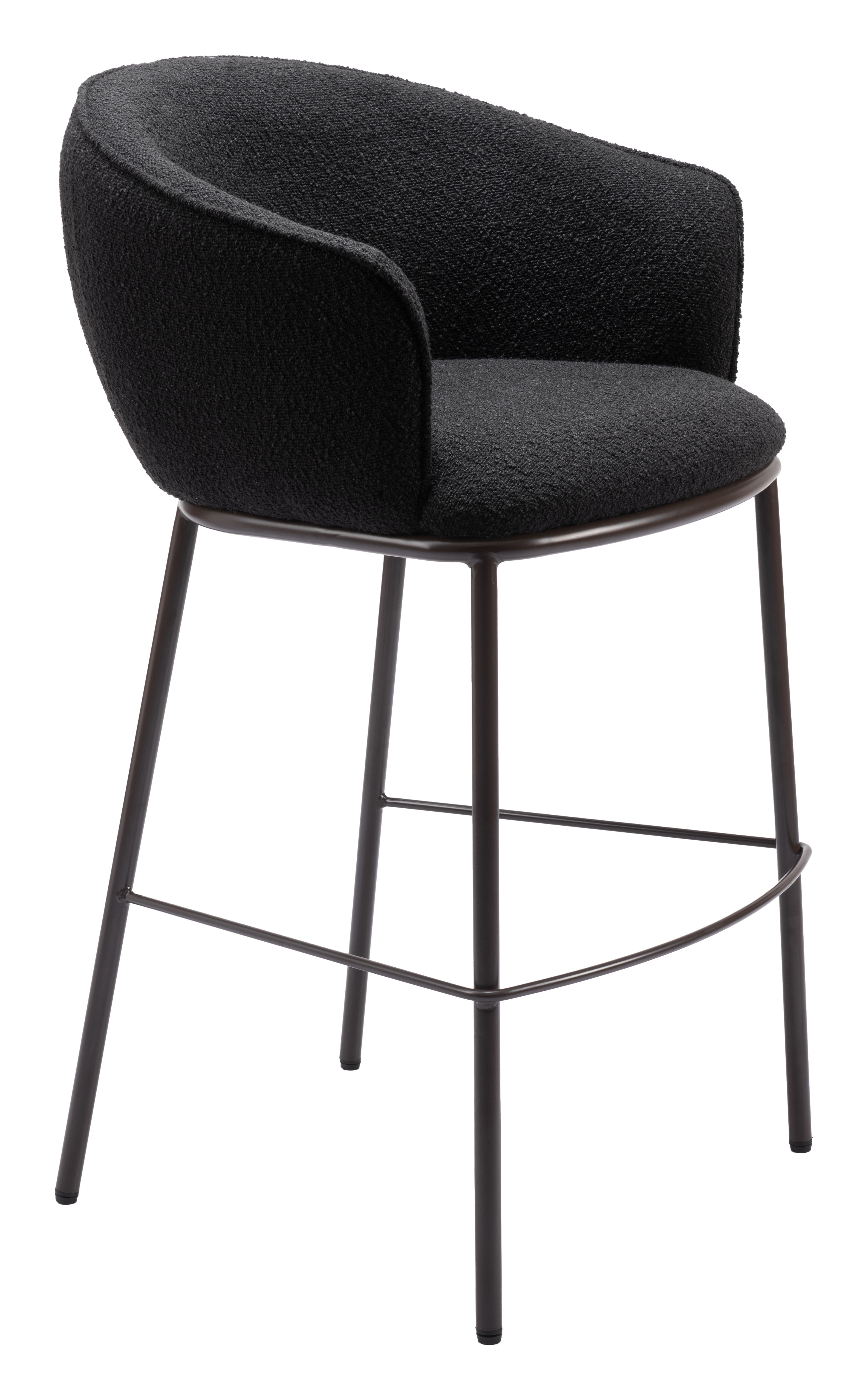 ZUO Essen Barstool - Black/Bronze