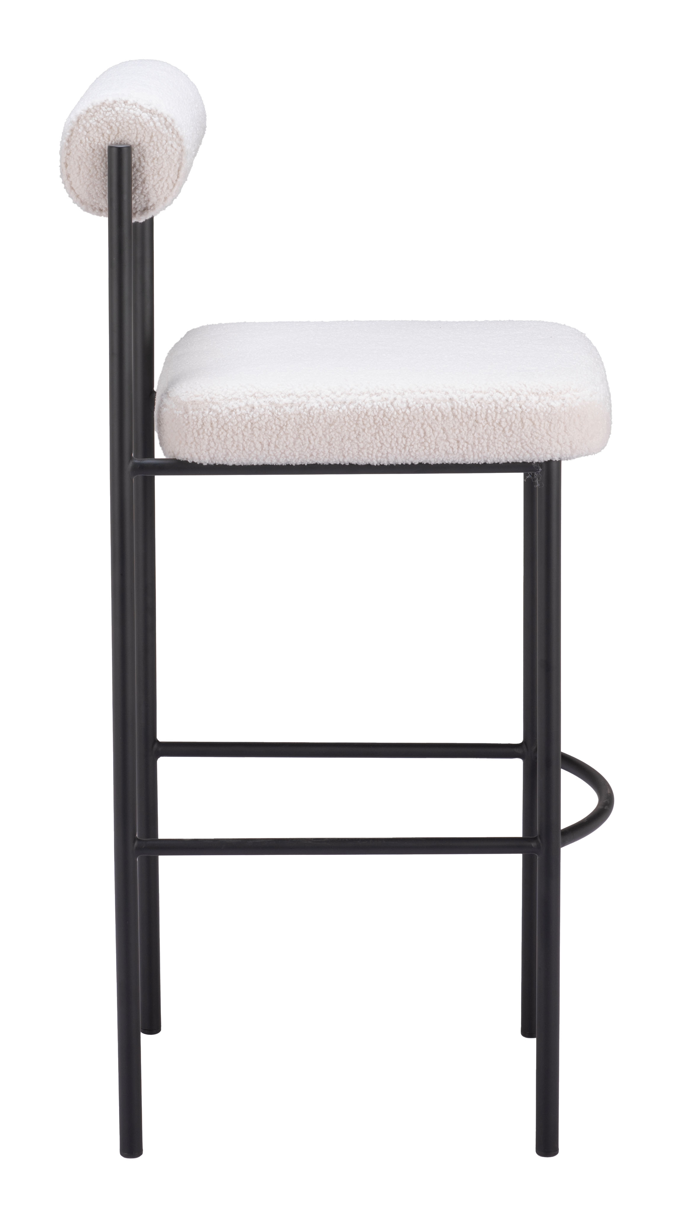 ZUO Livorno Barstool (Set of 2) - Ivory