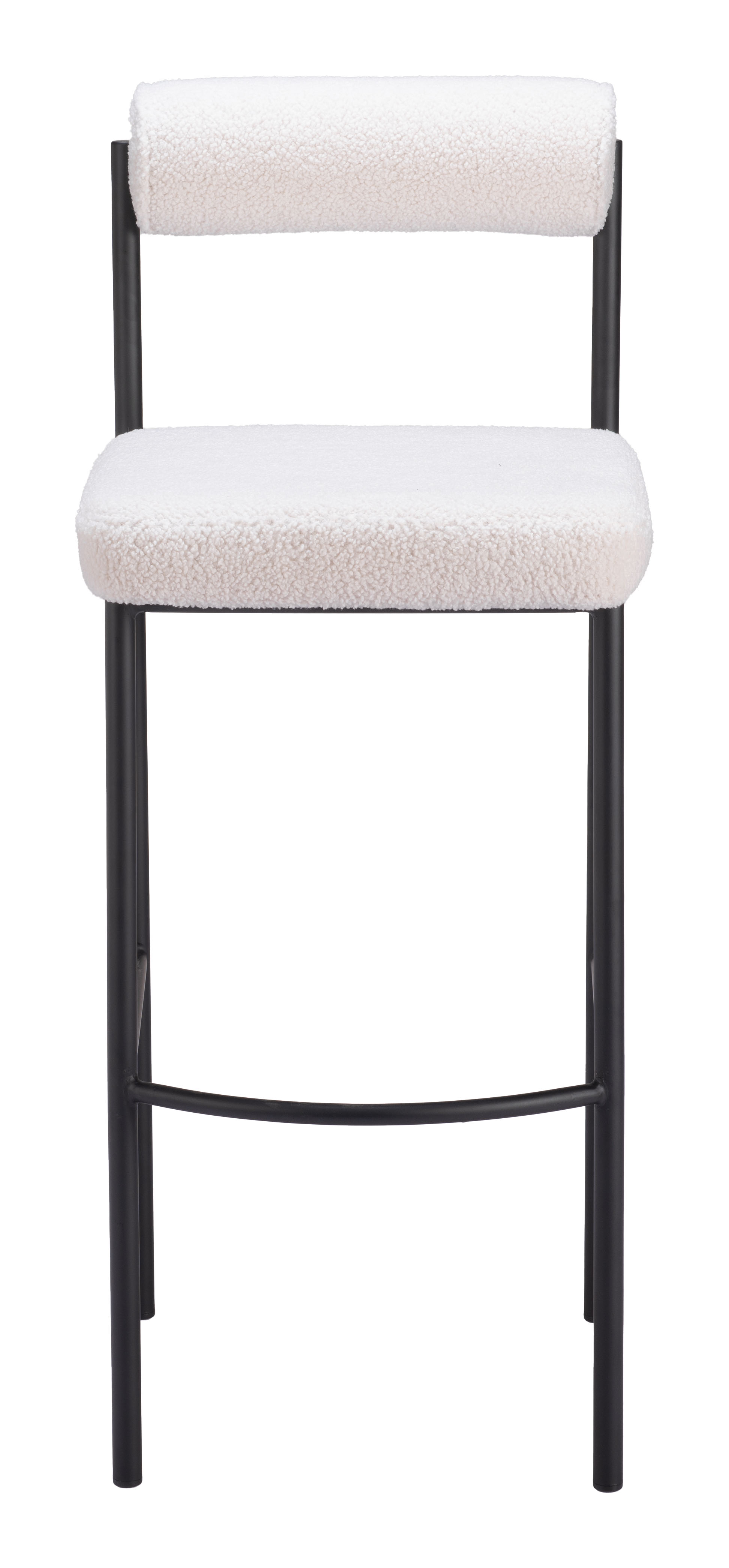 ZUO Livorno Barstool (Set of 2) - Ivory