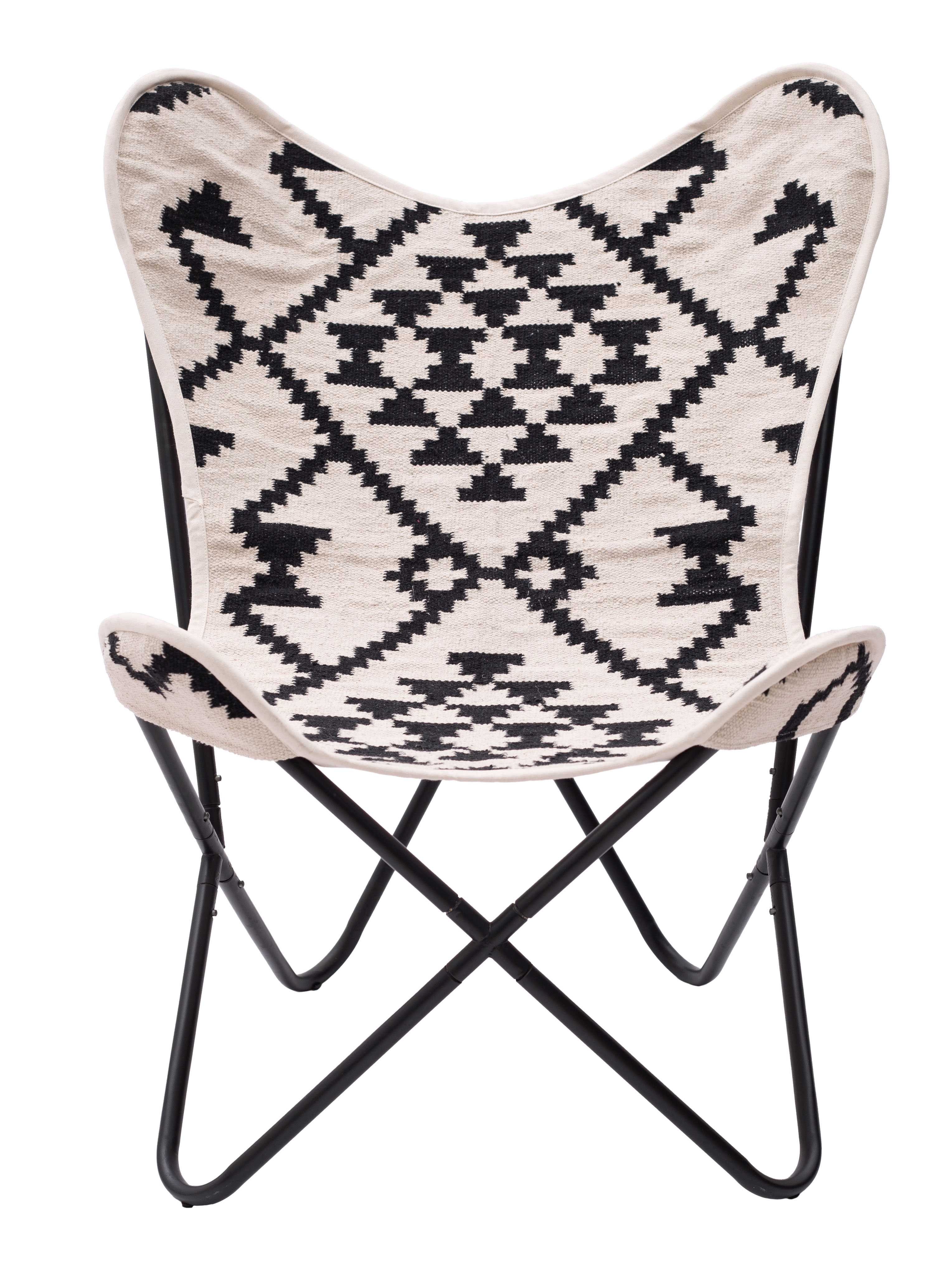 ZUO™ Rabat Accent Chair - Beige/Black