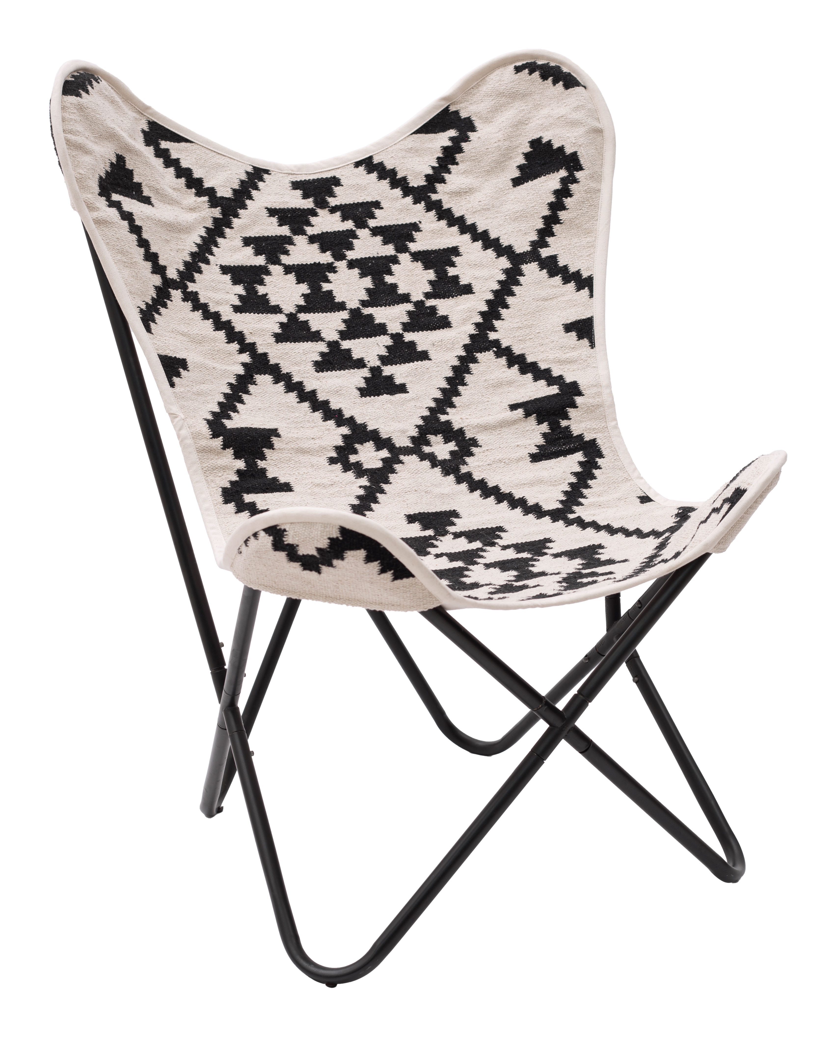 ZUO™ Rabat Accent Chair - Beige/Black