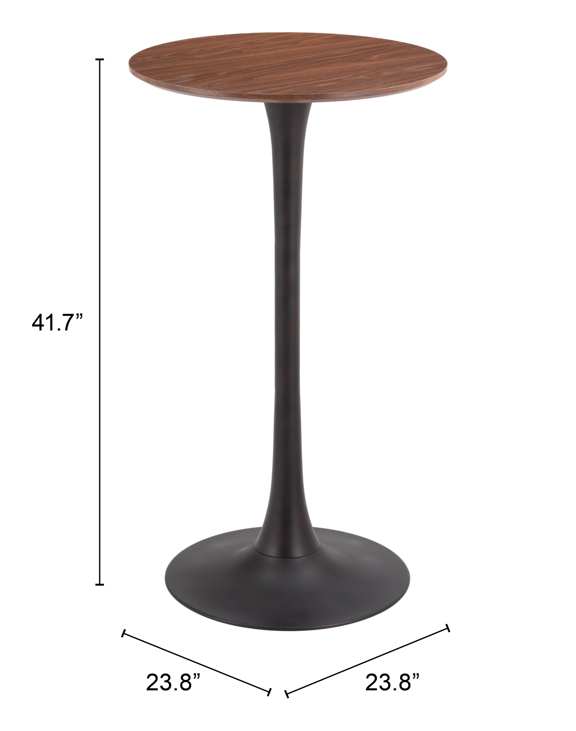 ZUO Auray Bar Table - Brown