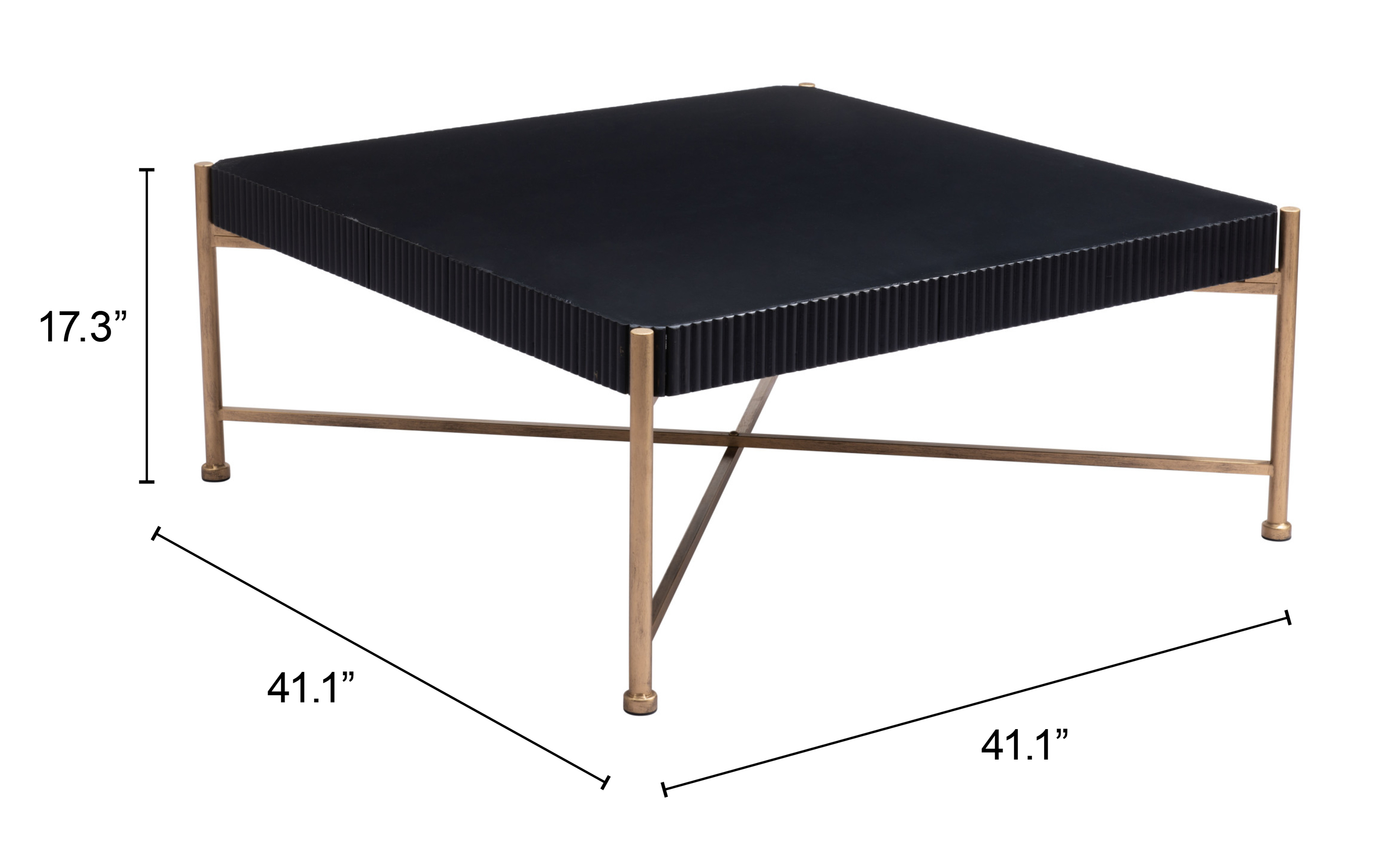 ZUO - Nazaire Coffee Table in Black