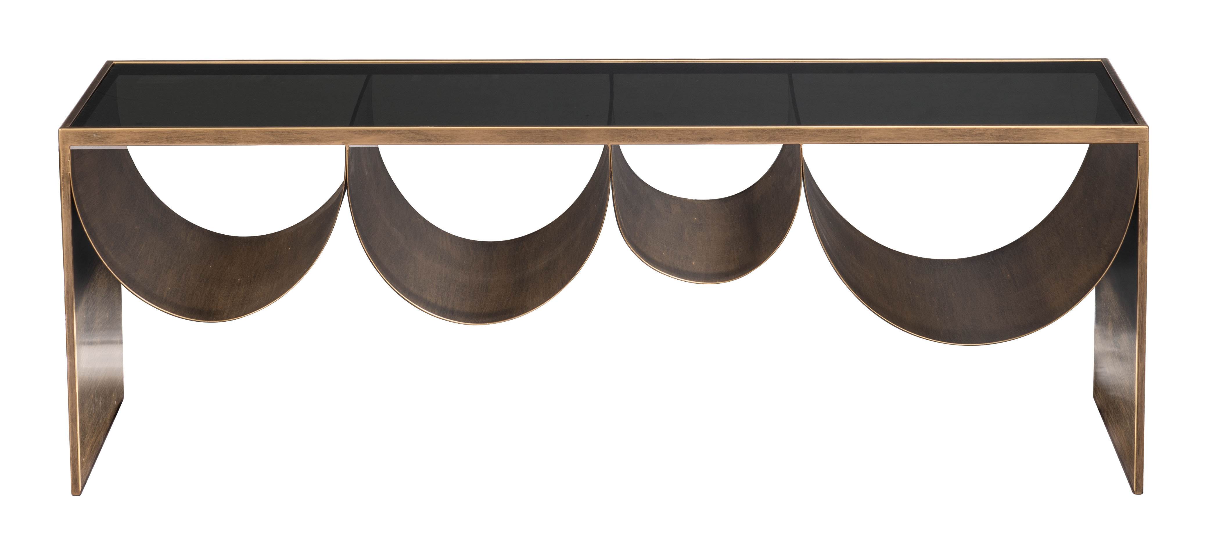 ZUO - Reed Coffee Table in Brass/Black