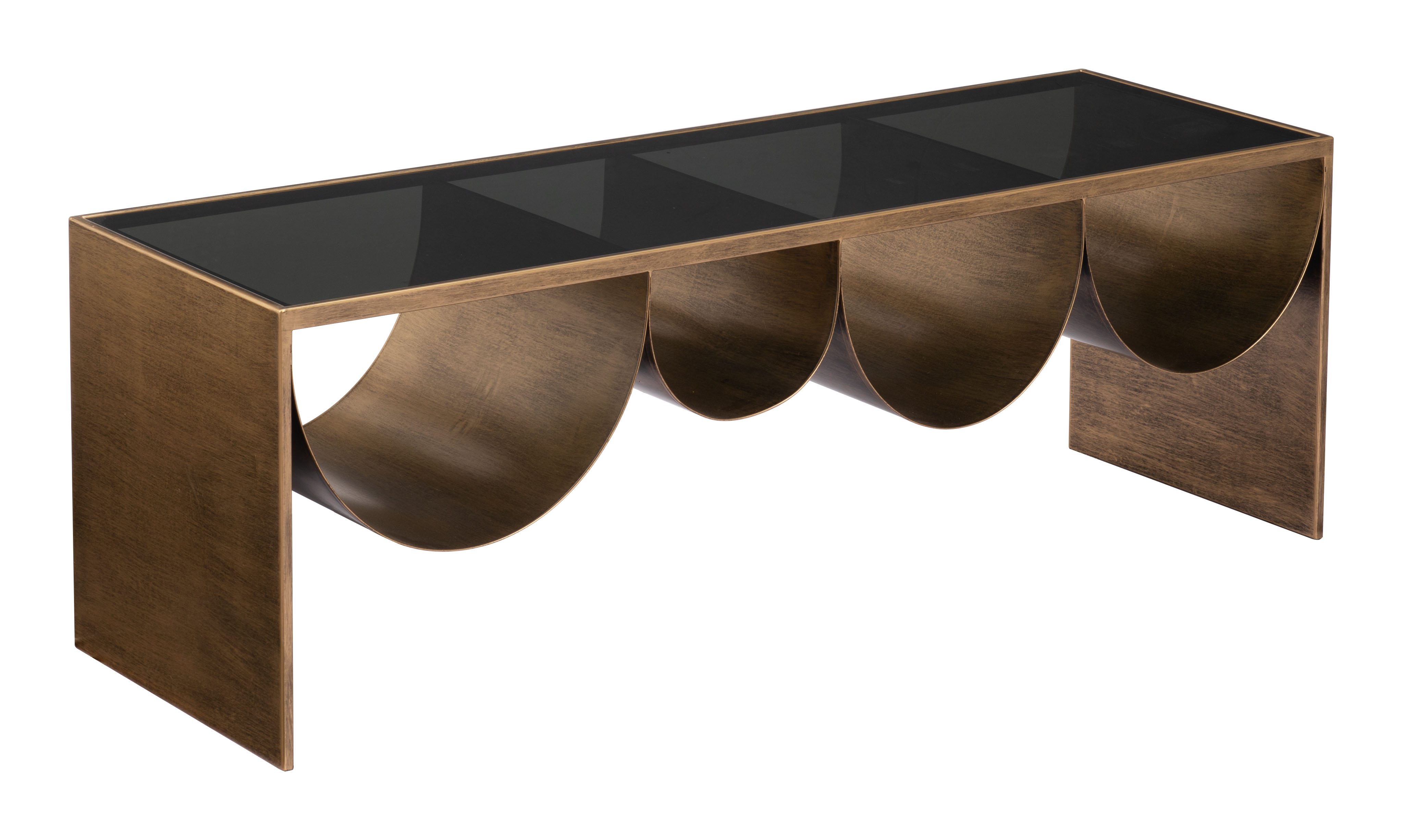 ZUO - Reed Coffee Table in Brass/Black