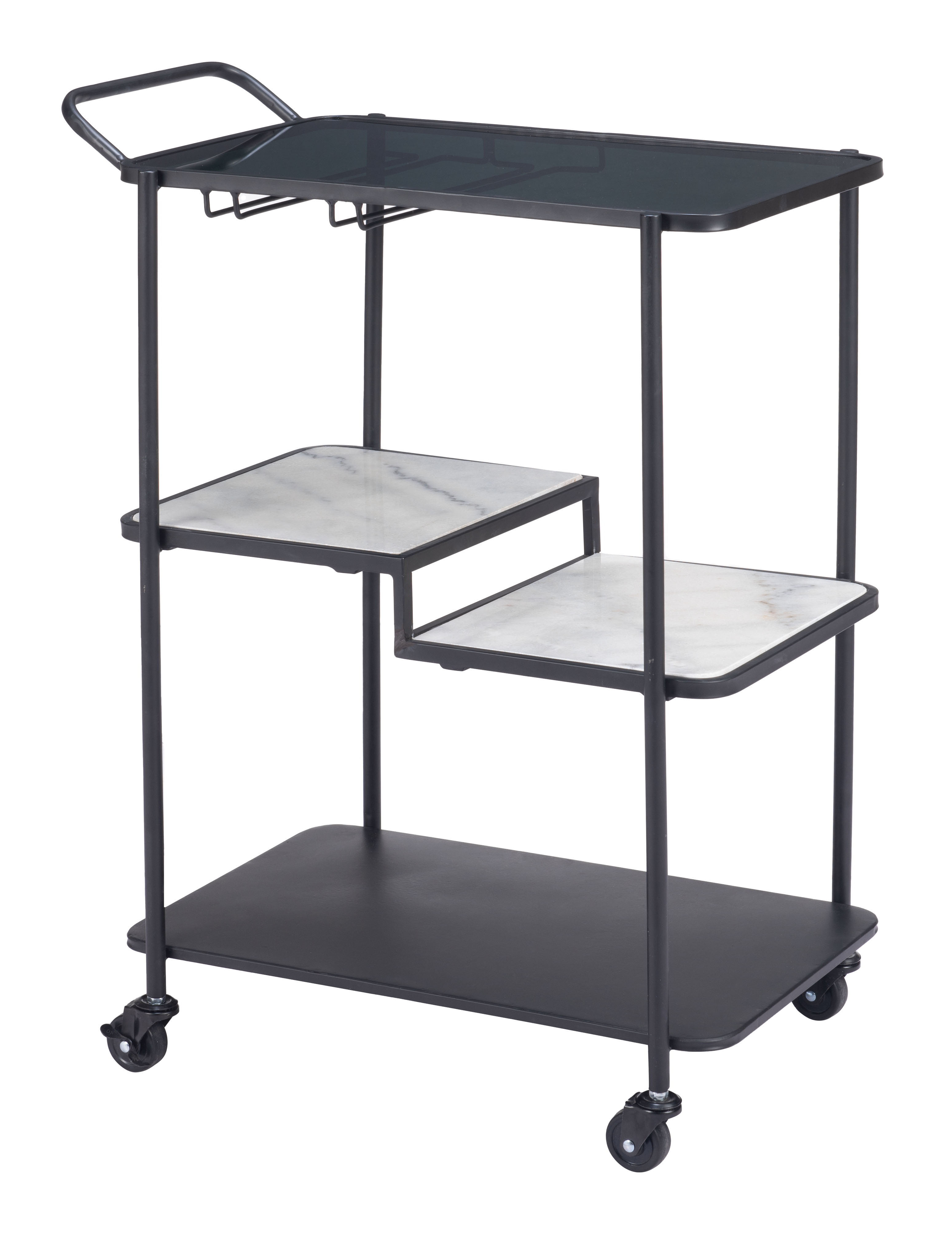 ZUO - Constanza Bar Cart in Black