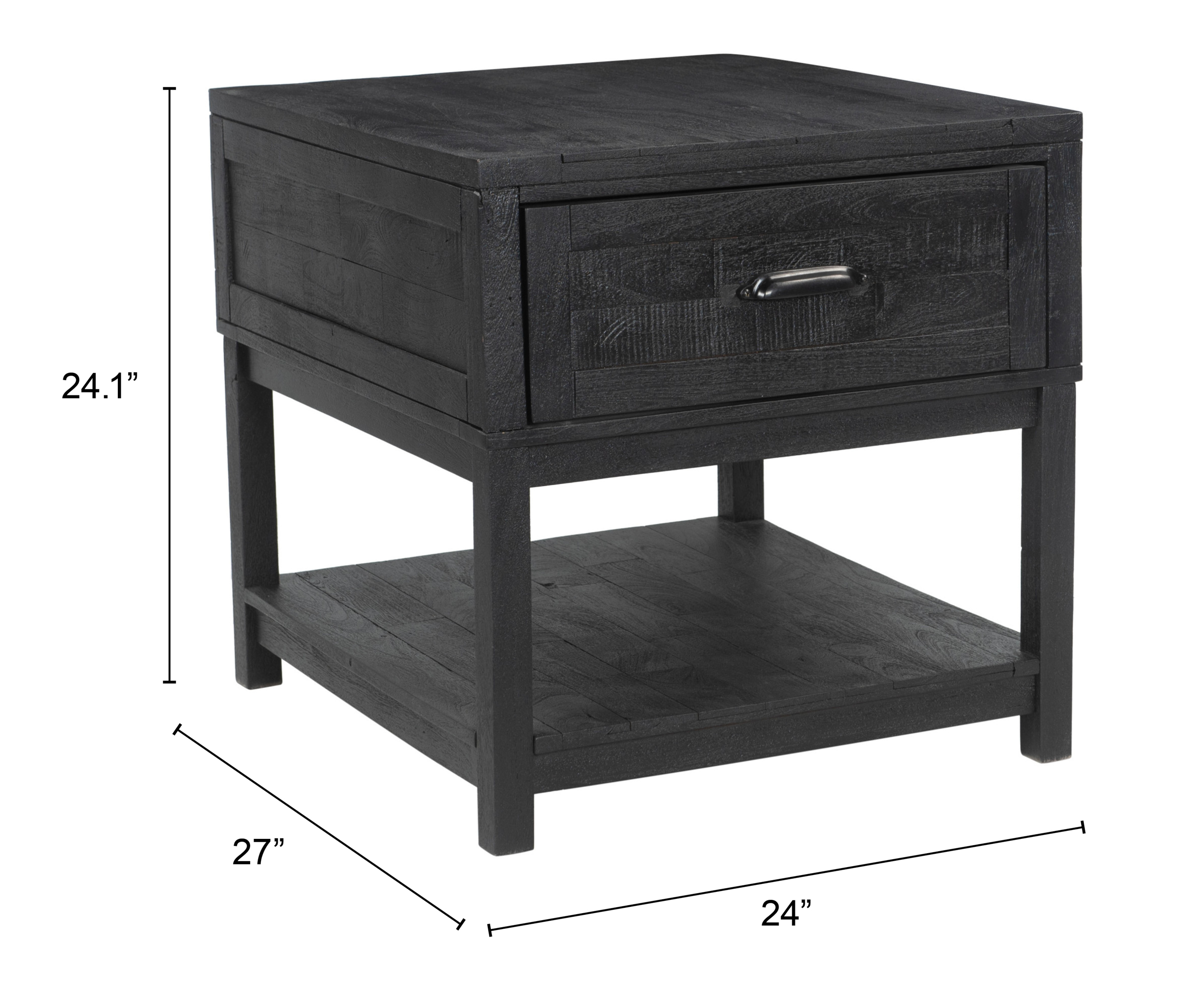 ZUO - Surat Side Table in Black