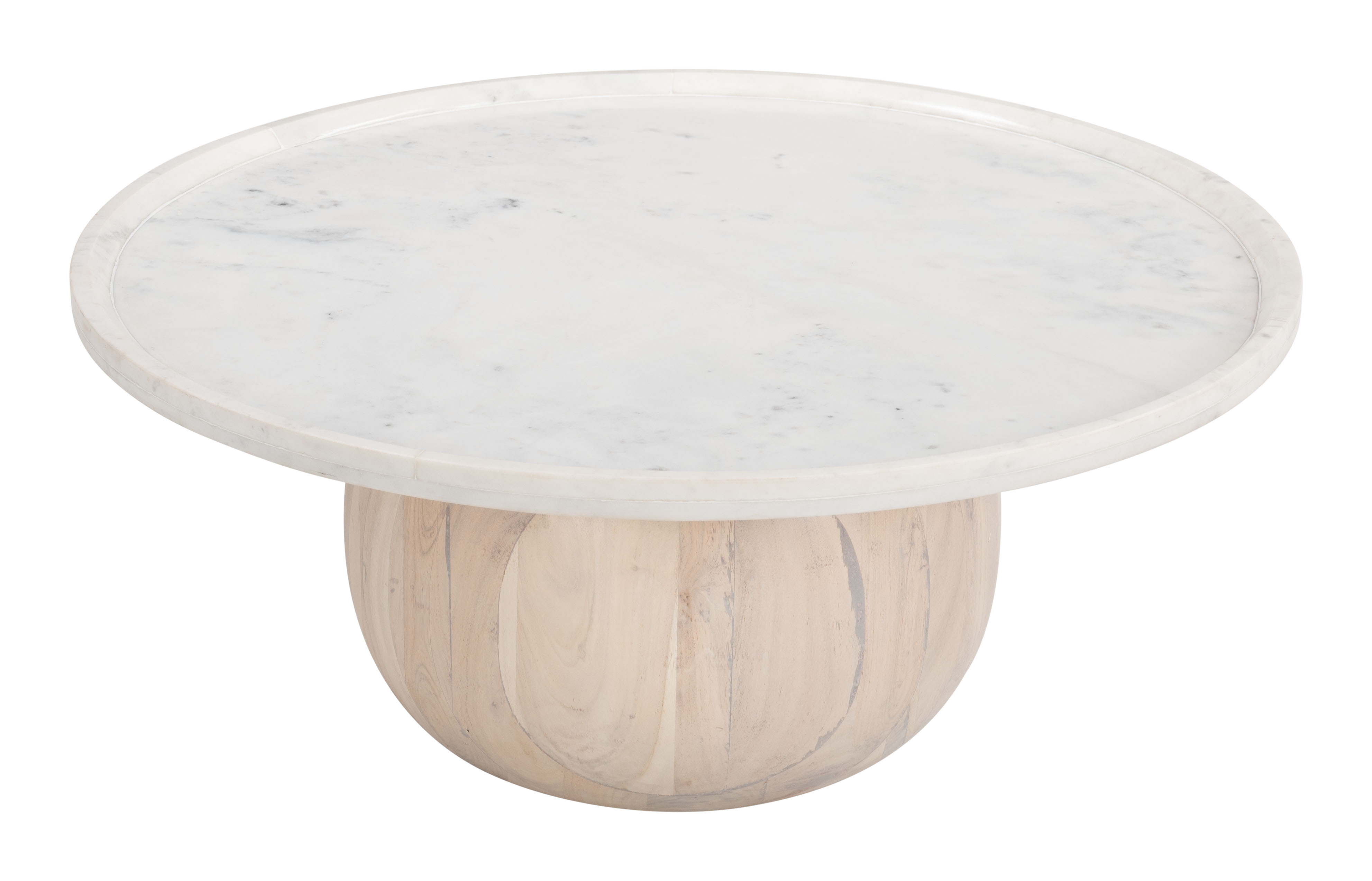 ZUO - Savona Coffee Table in White/Natural