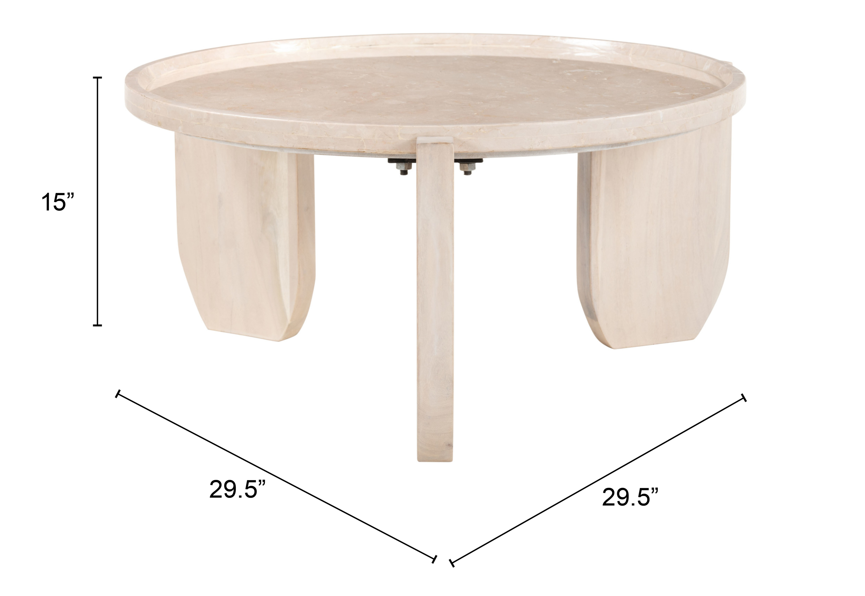 ZUO - Nador Coffee Table in Natural