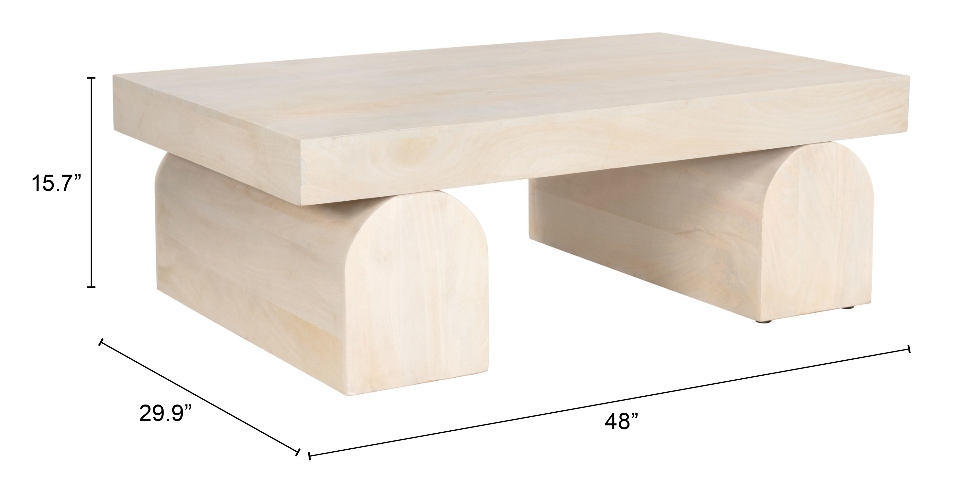 ZUO - Kiel Coffee Table in Natural