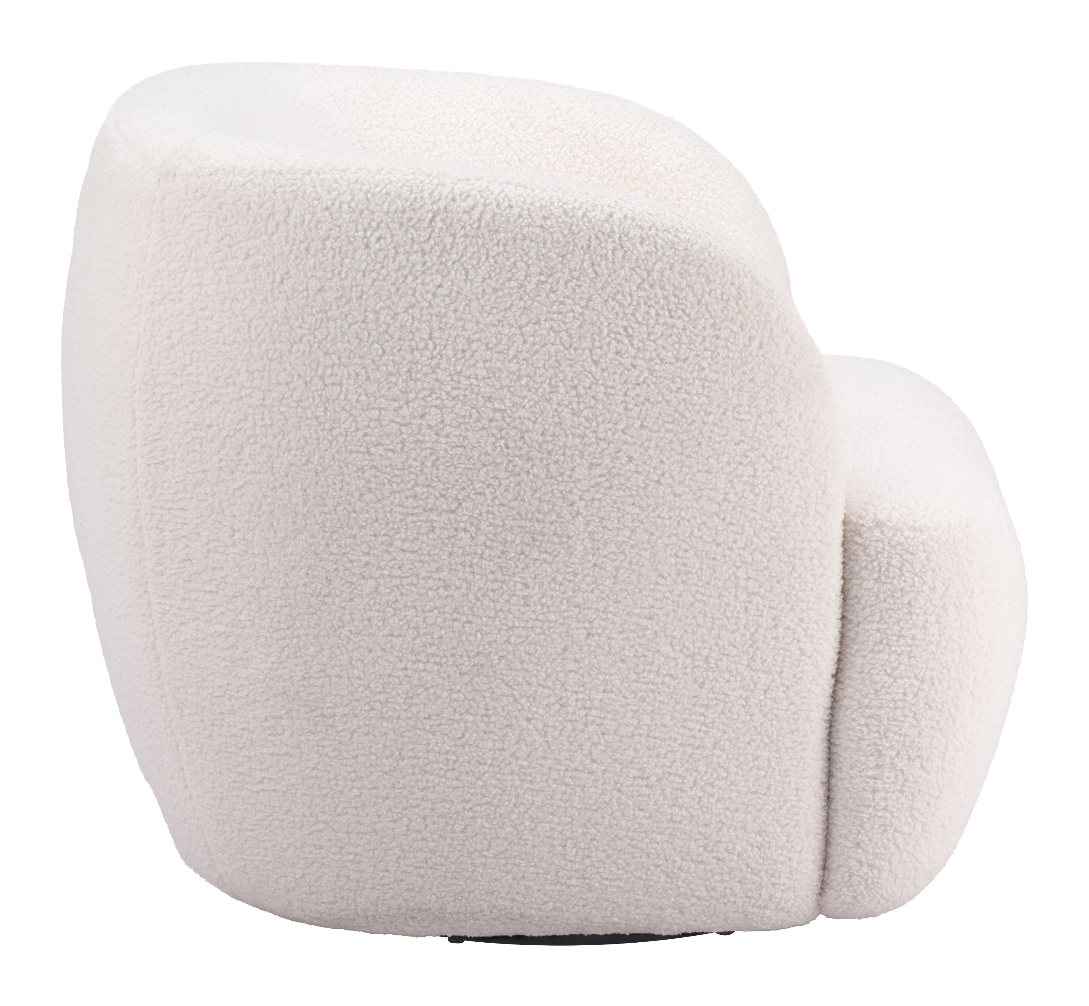 ZUO Govan Swivel Chair - Ivory