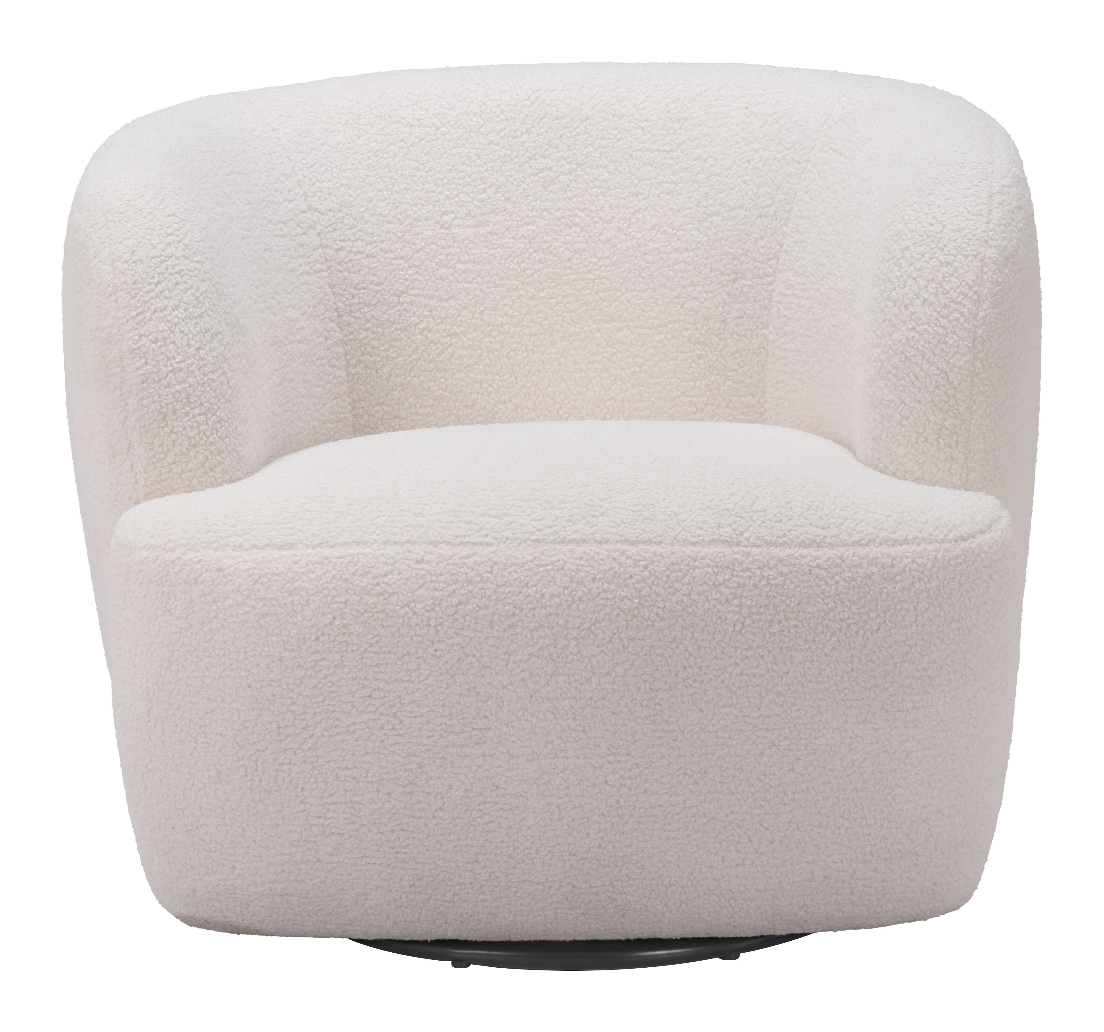 ZUO Govan Swivel Chair - Ivory