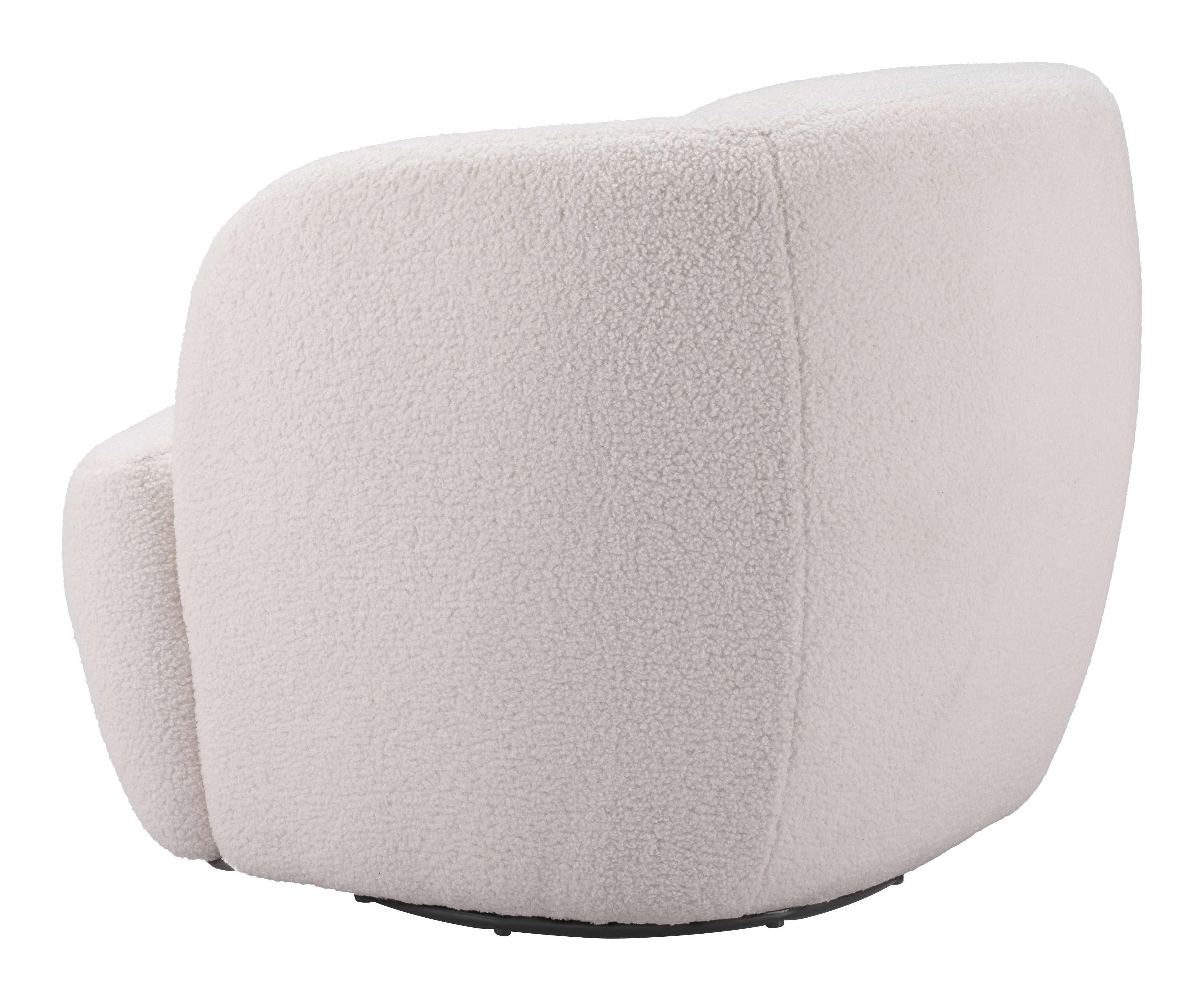 ZUO Govan Swivel Chair - Ivory