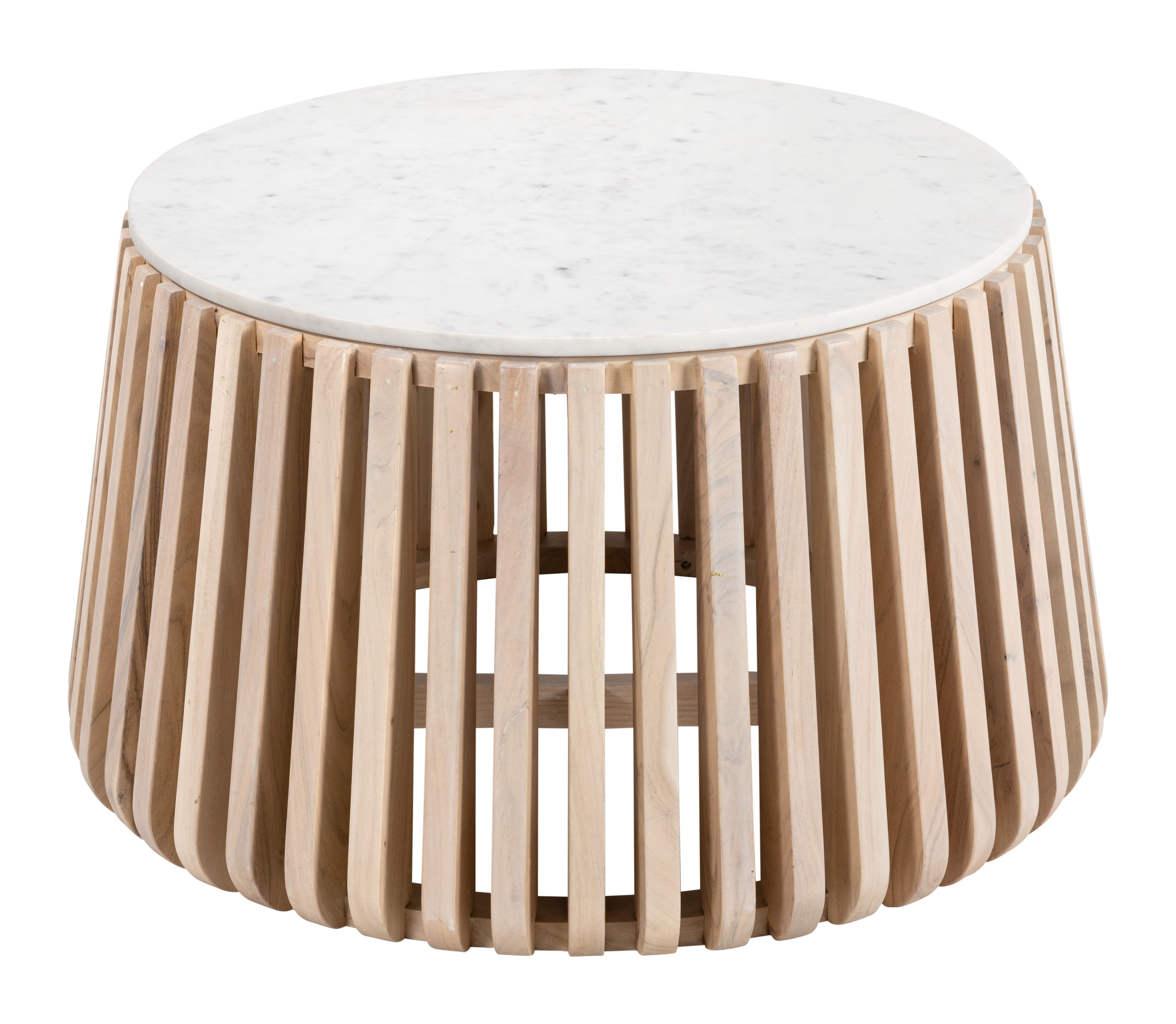 ZUO - Cyprus Coffee Table in White/Natural