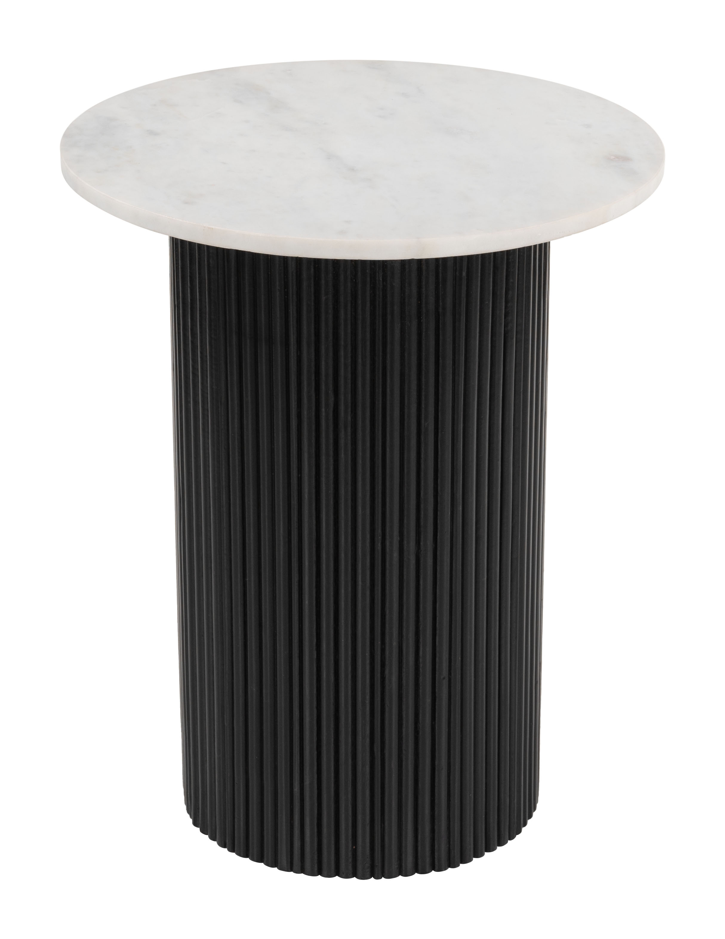 ZUO - Izola Side Table in White/Black