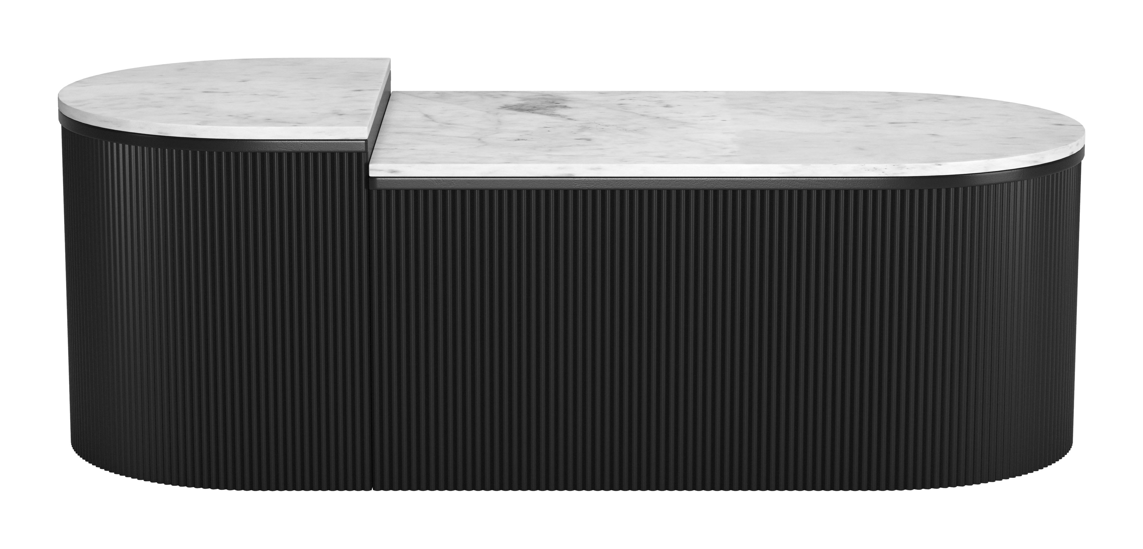 ZUO Ormara Coffee Table Set (2-Piece) - White/Black