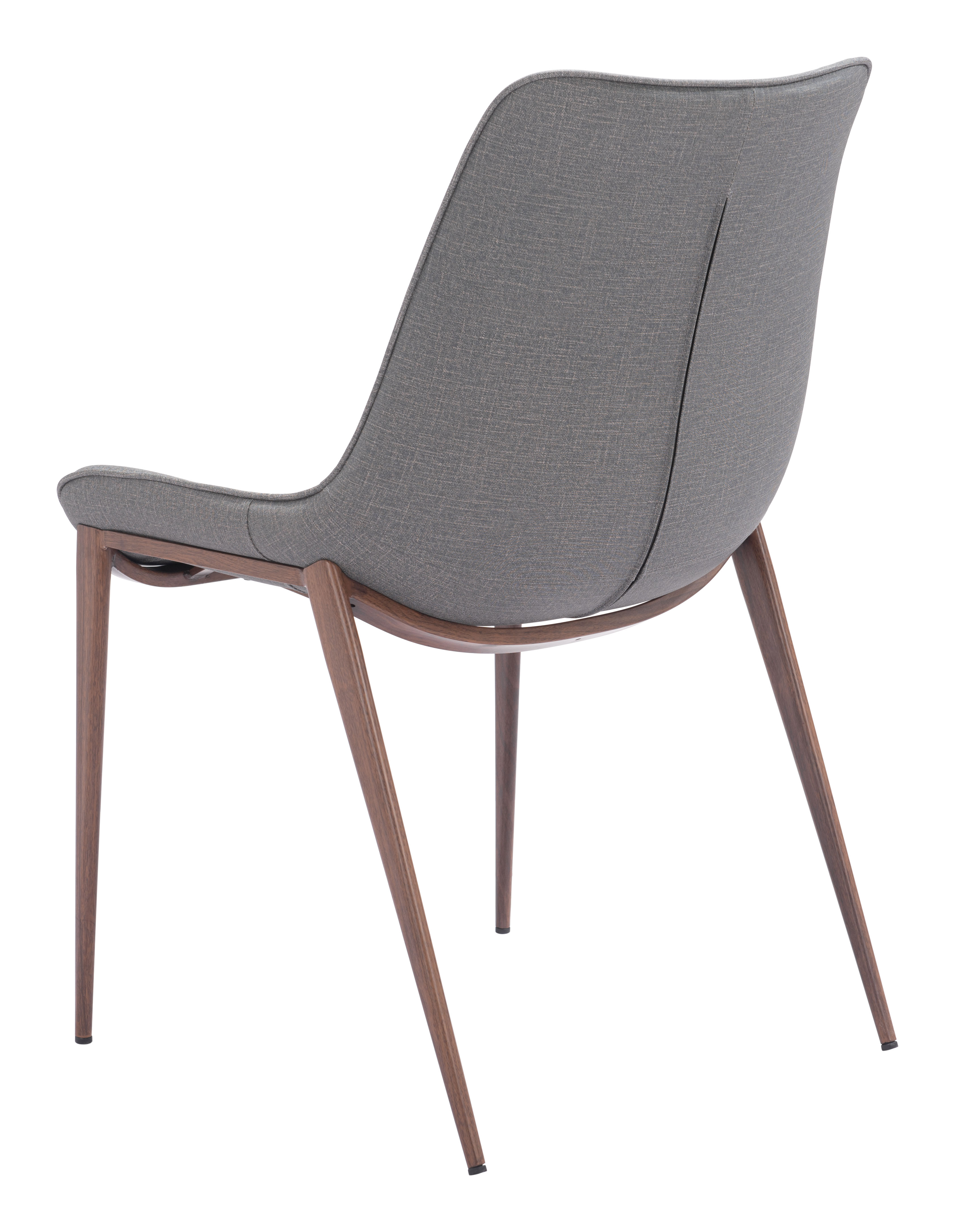 ZUO Magnus Dining Chair (Set of 2) - Slate Gray/Walnut