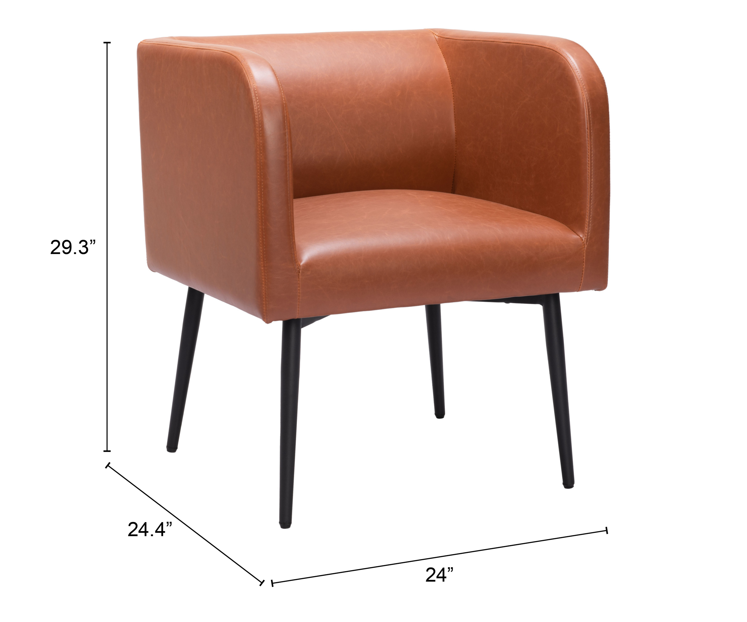 ZUO Horbat Dining Chair - Brown