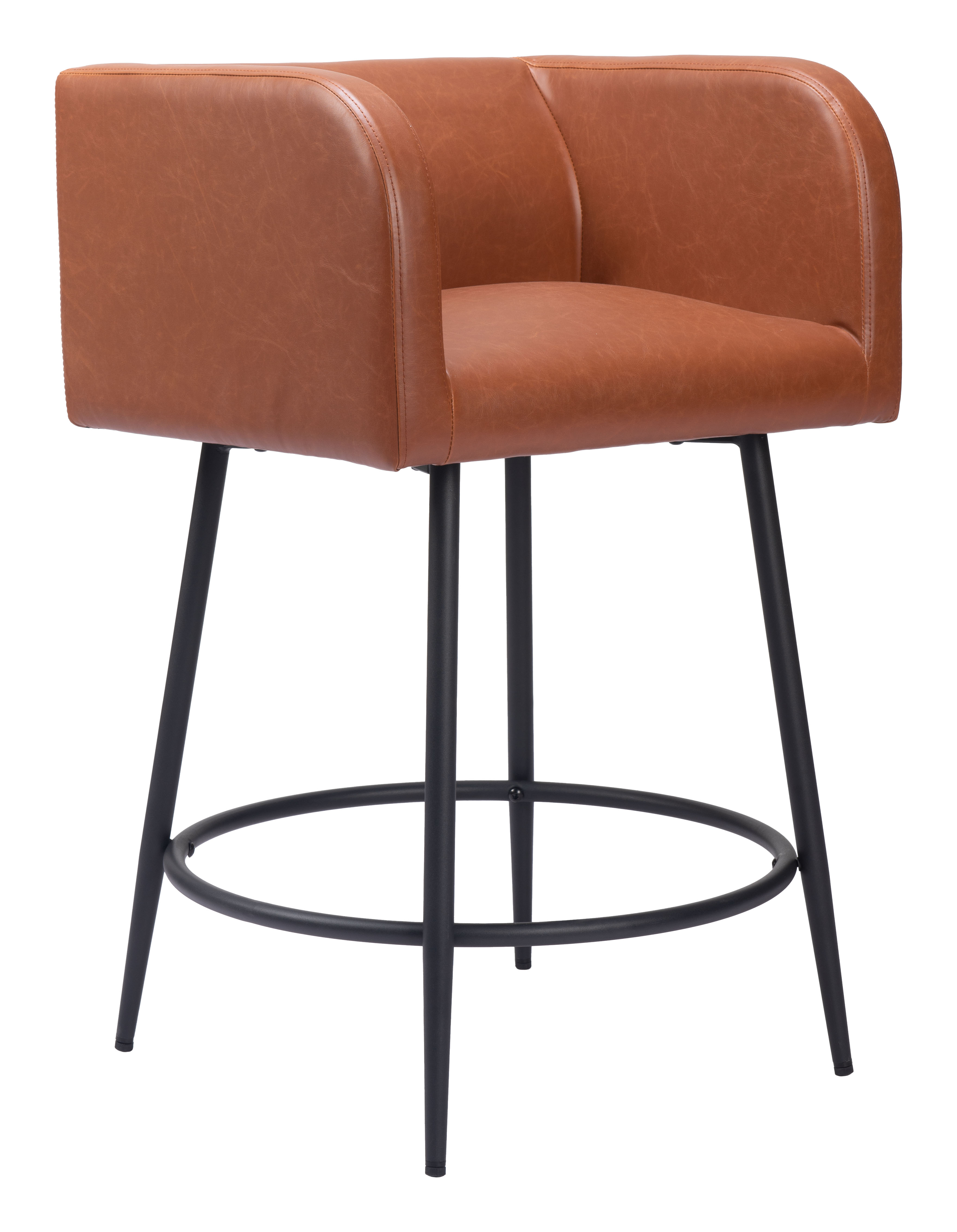 ZUO Horbat Counter Stool (Set of 2) - Brown