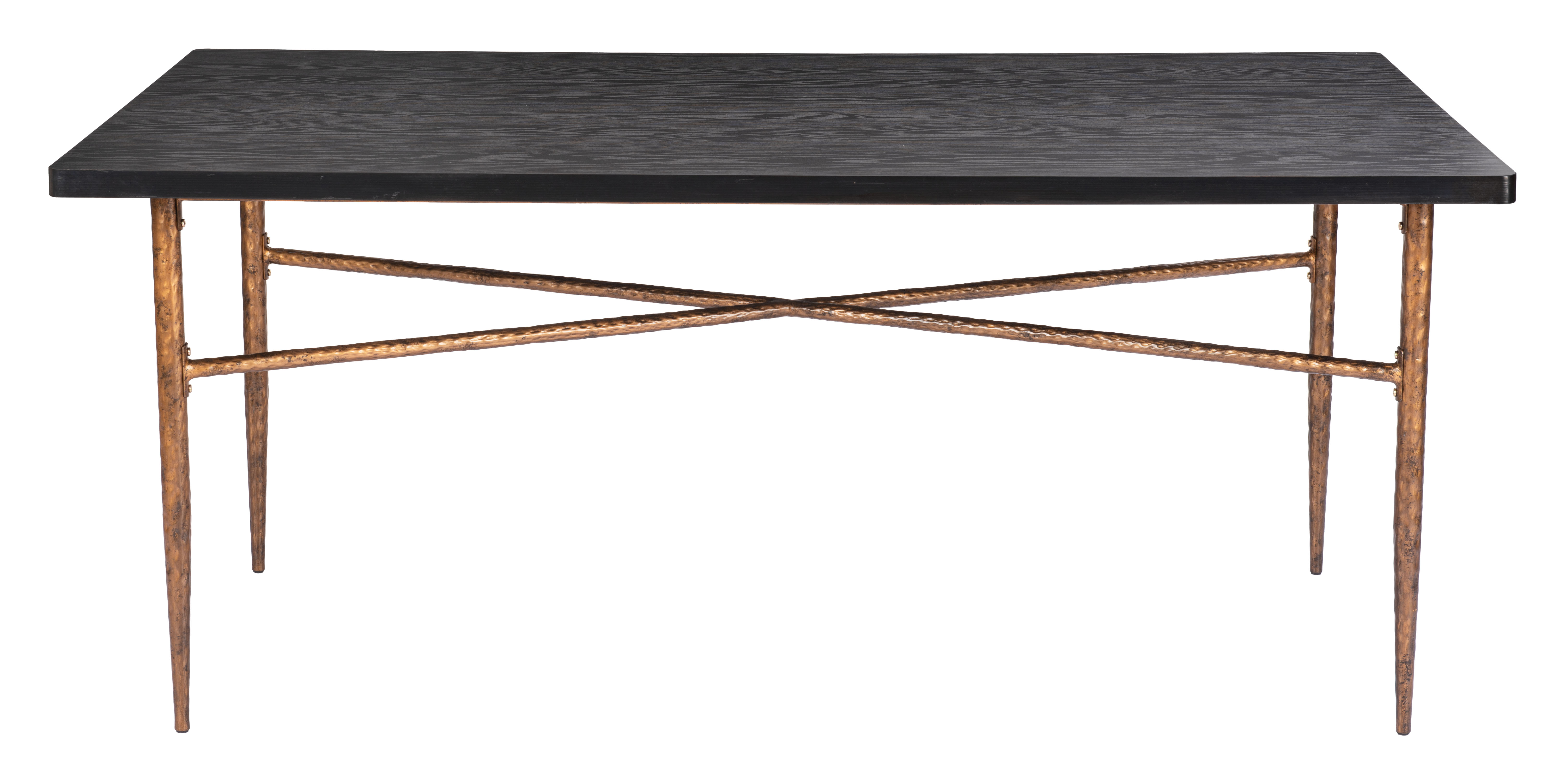 ZUO - Nida Dining Table in Black/Bronze