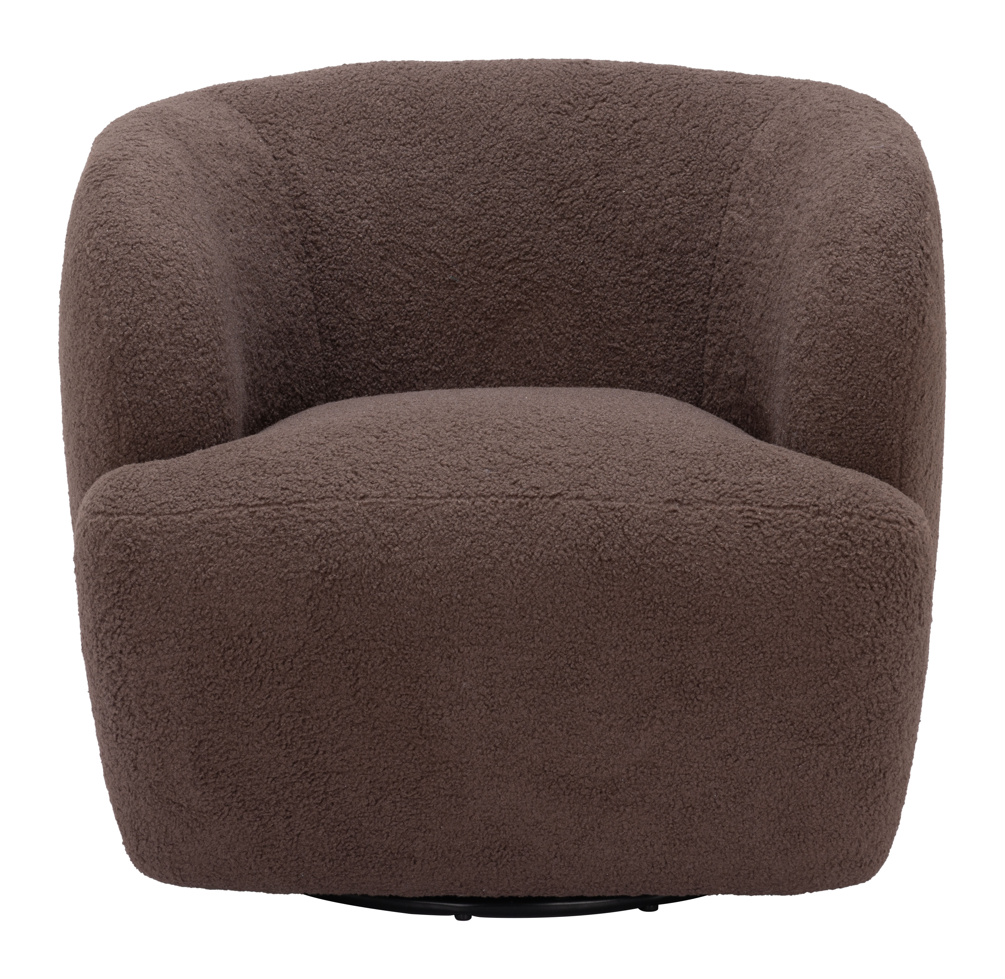 ZUO Govan Swivel Chair - Brown