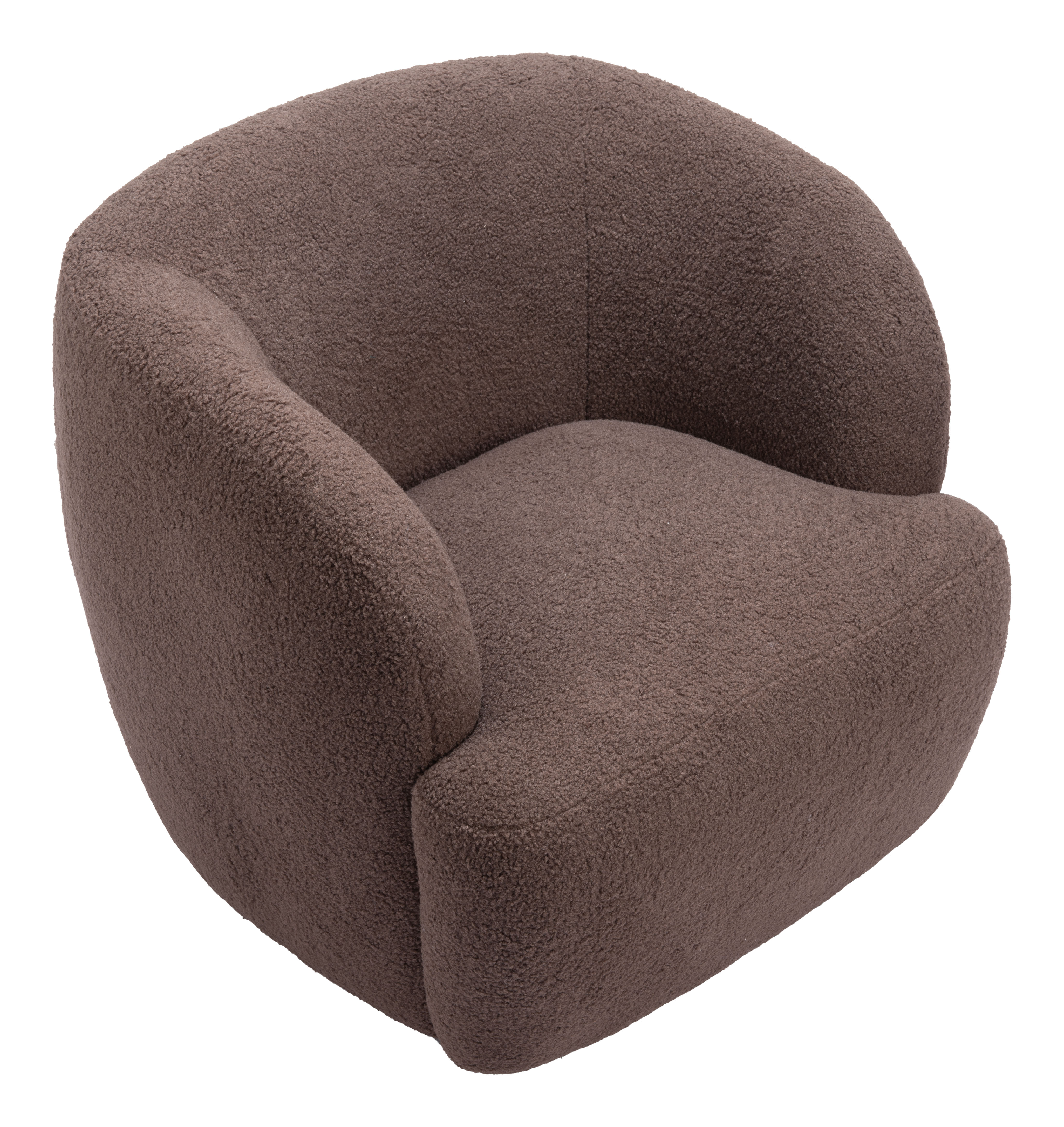 ZUO Govan Swivel Chair - Brown