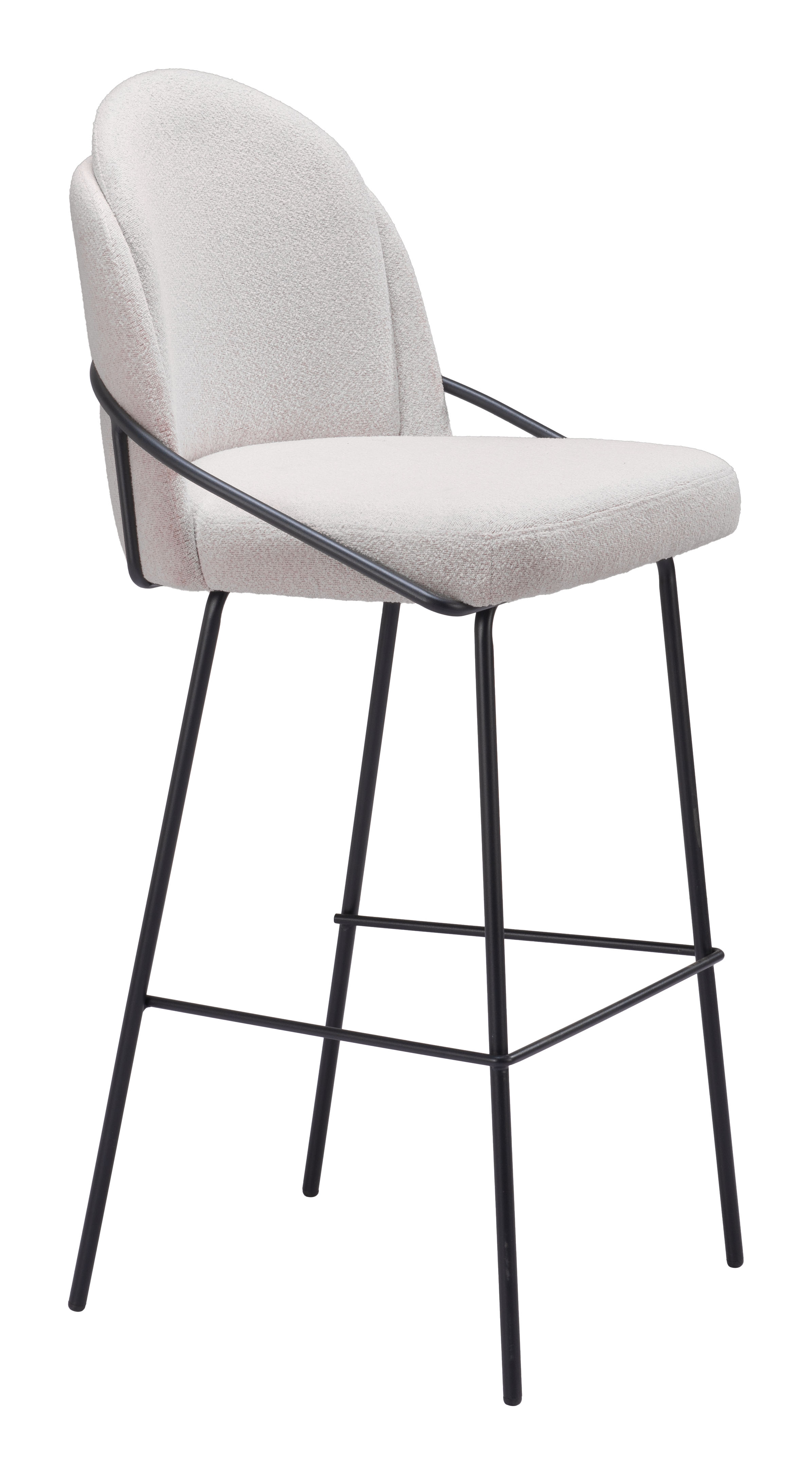 ZUO Jambi Barstool (Set of 2) - Ivory