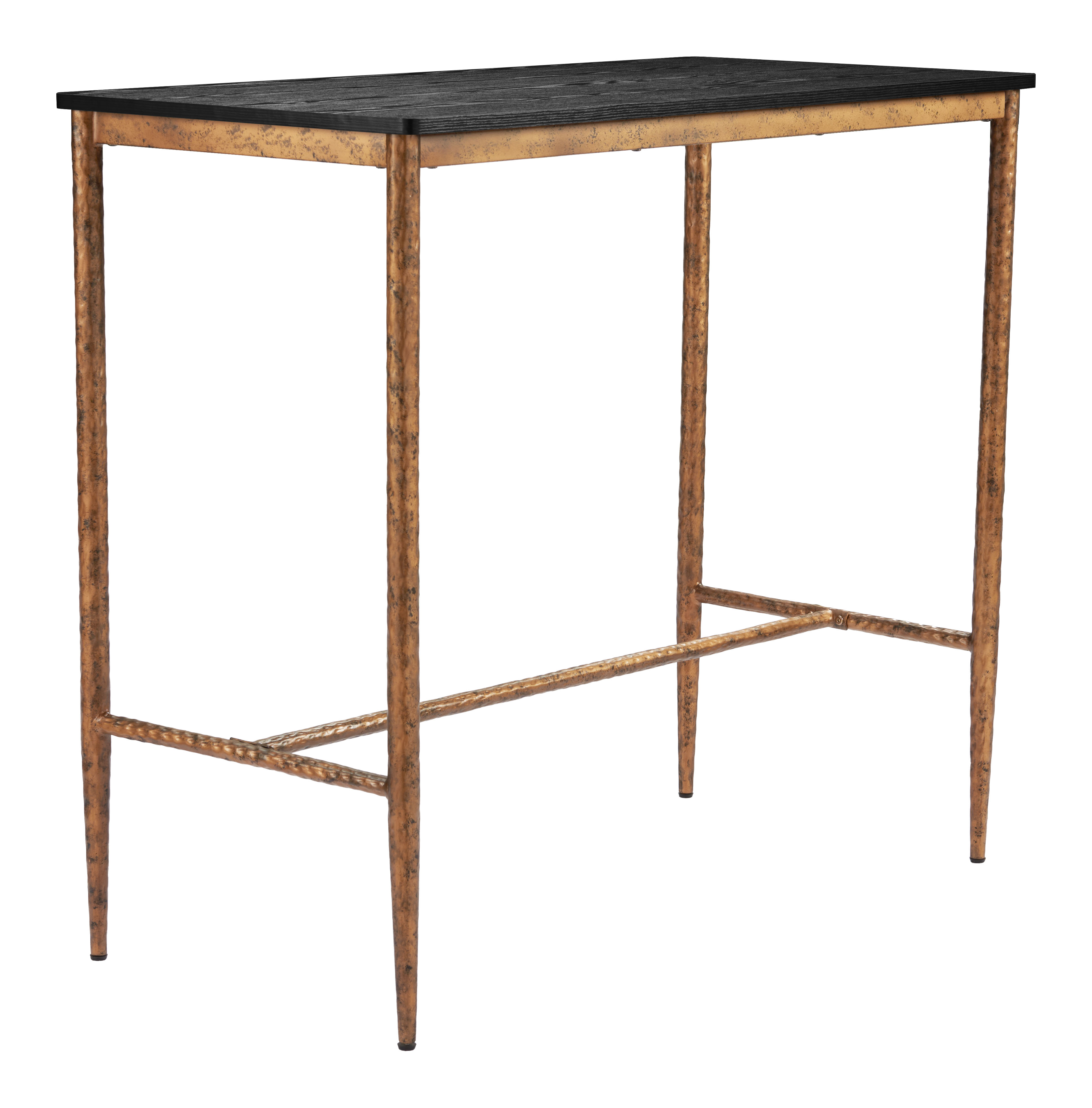 ZUO - Nida Bar Table in Black/Bronze