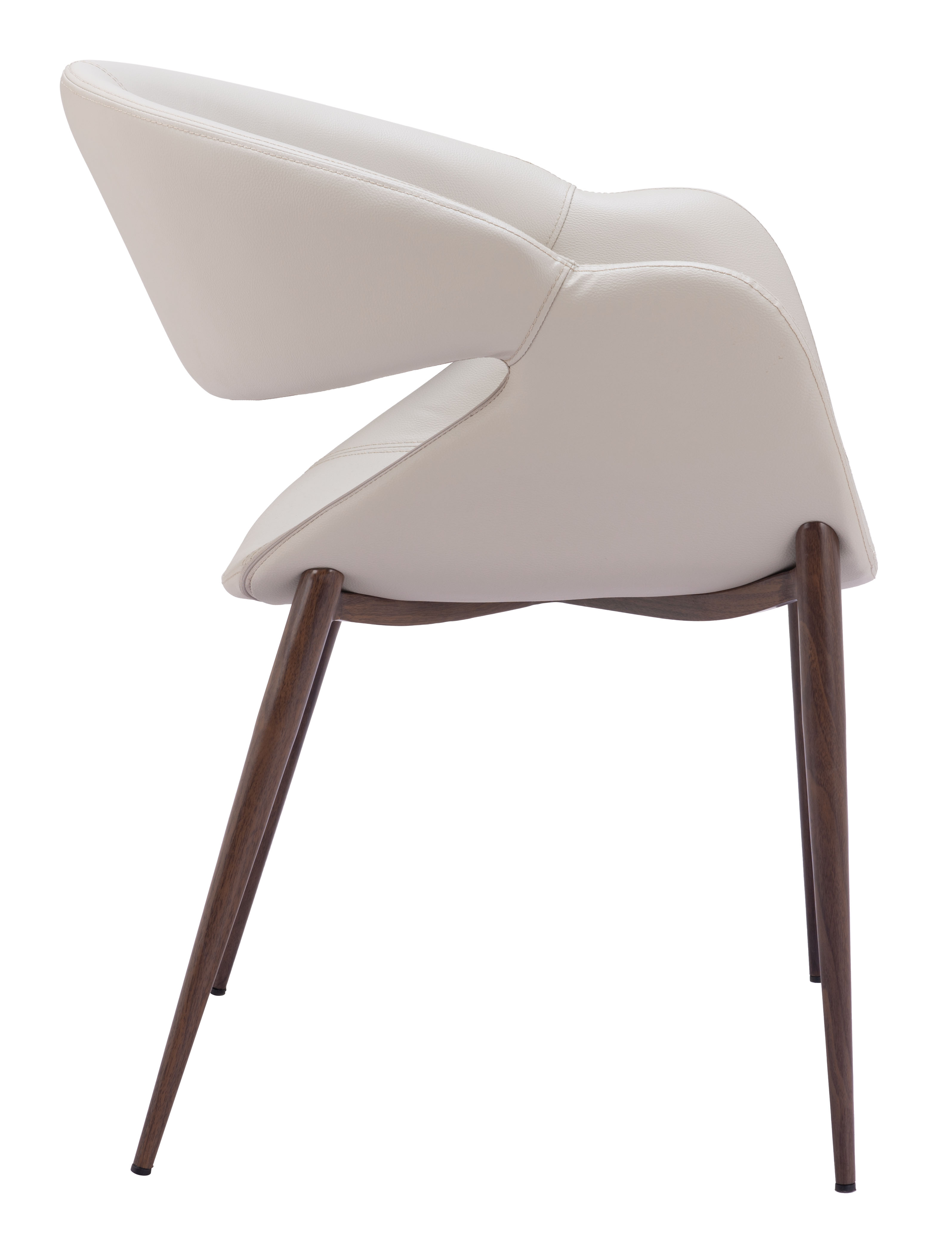 ZUO - Limay Dining Chair (Set of 2) in Beige/Walnut