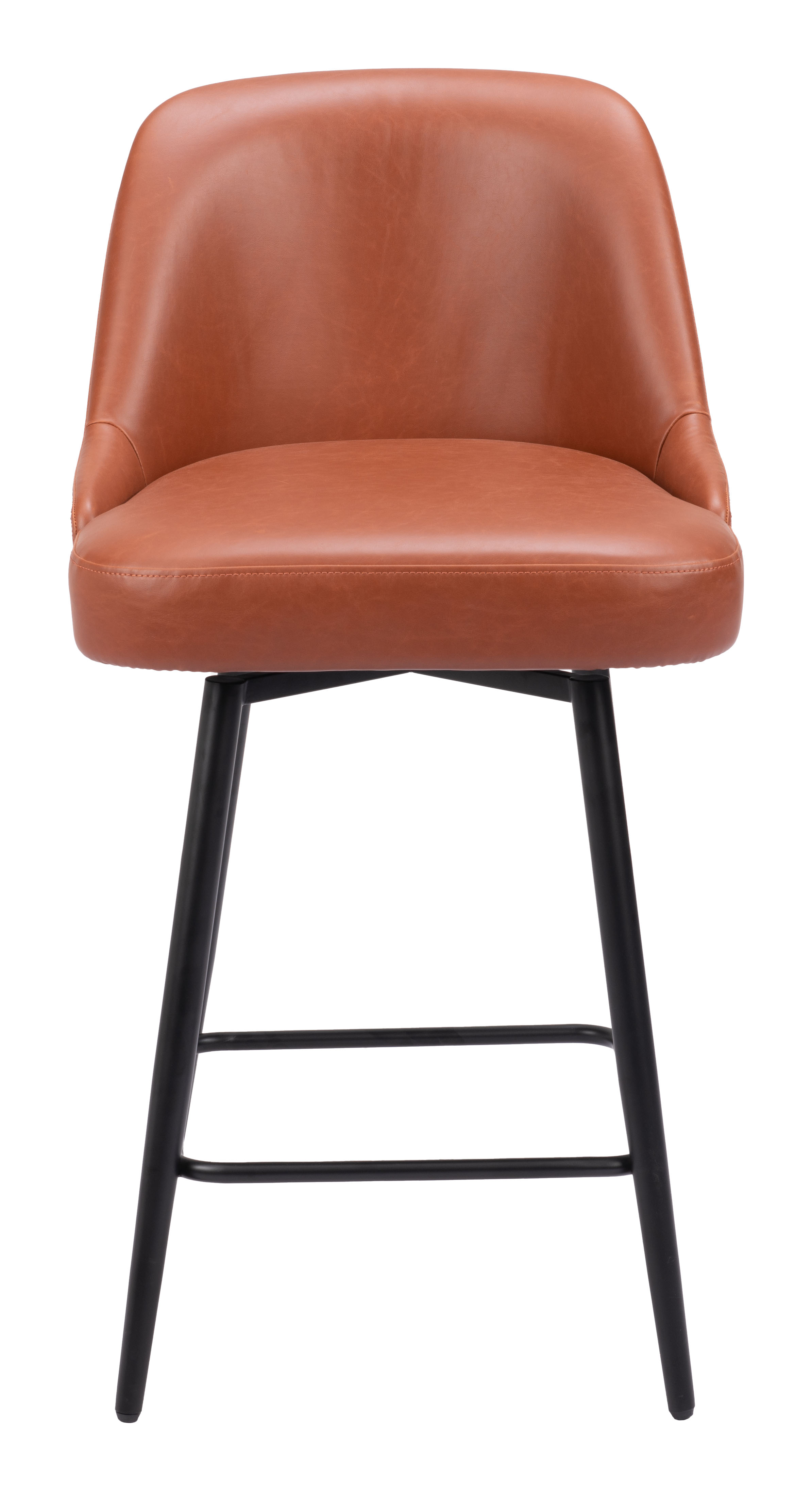 ZUO Keppel Swivel Counter Stool - Brown