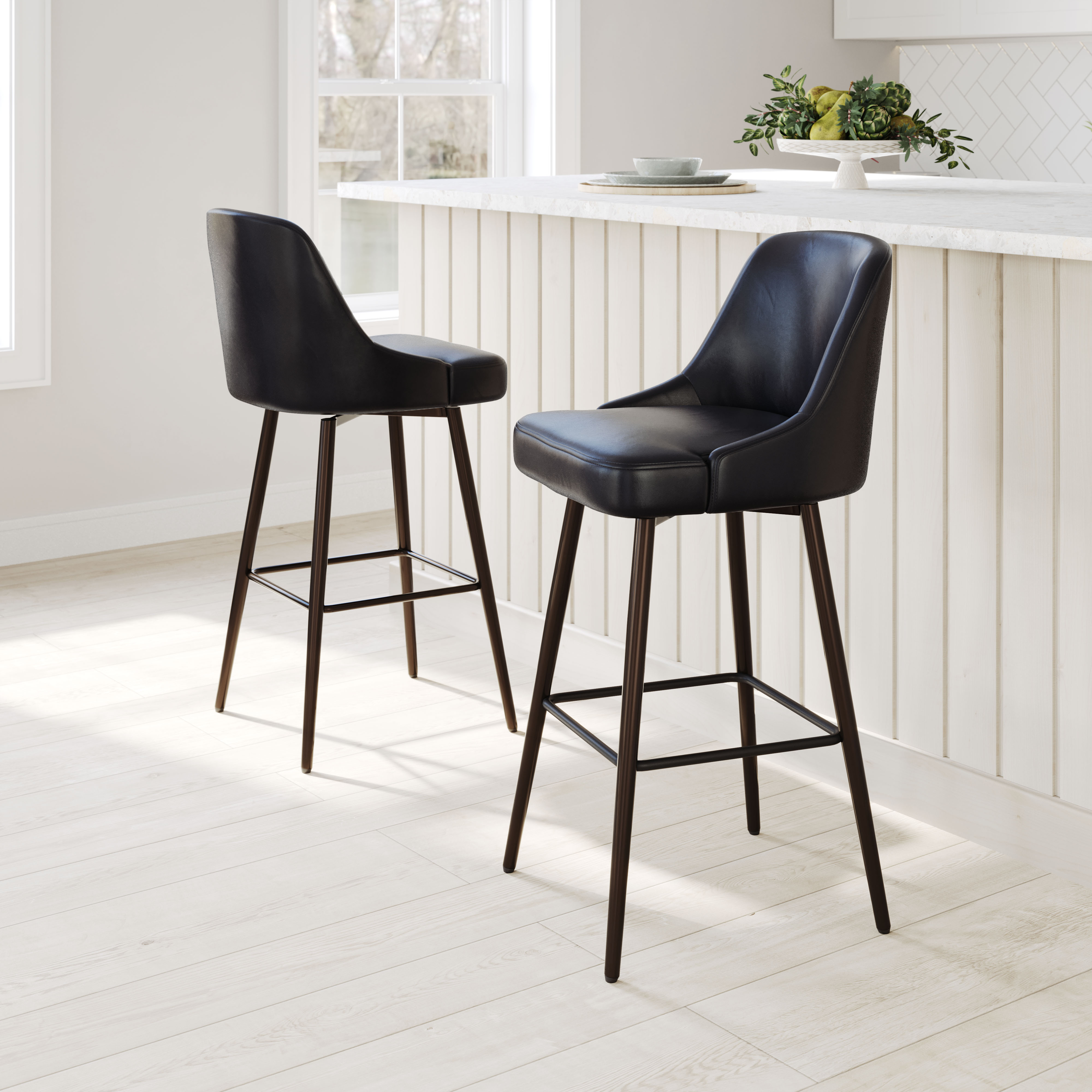 ZUO - Keppel Swivel Barstool