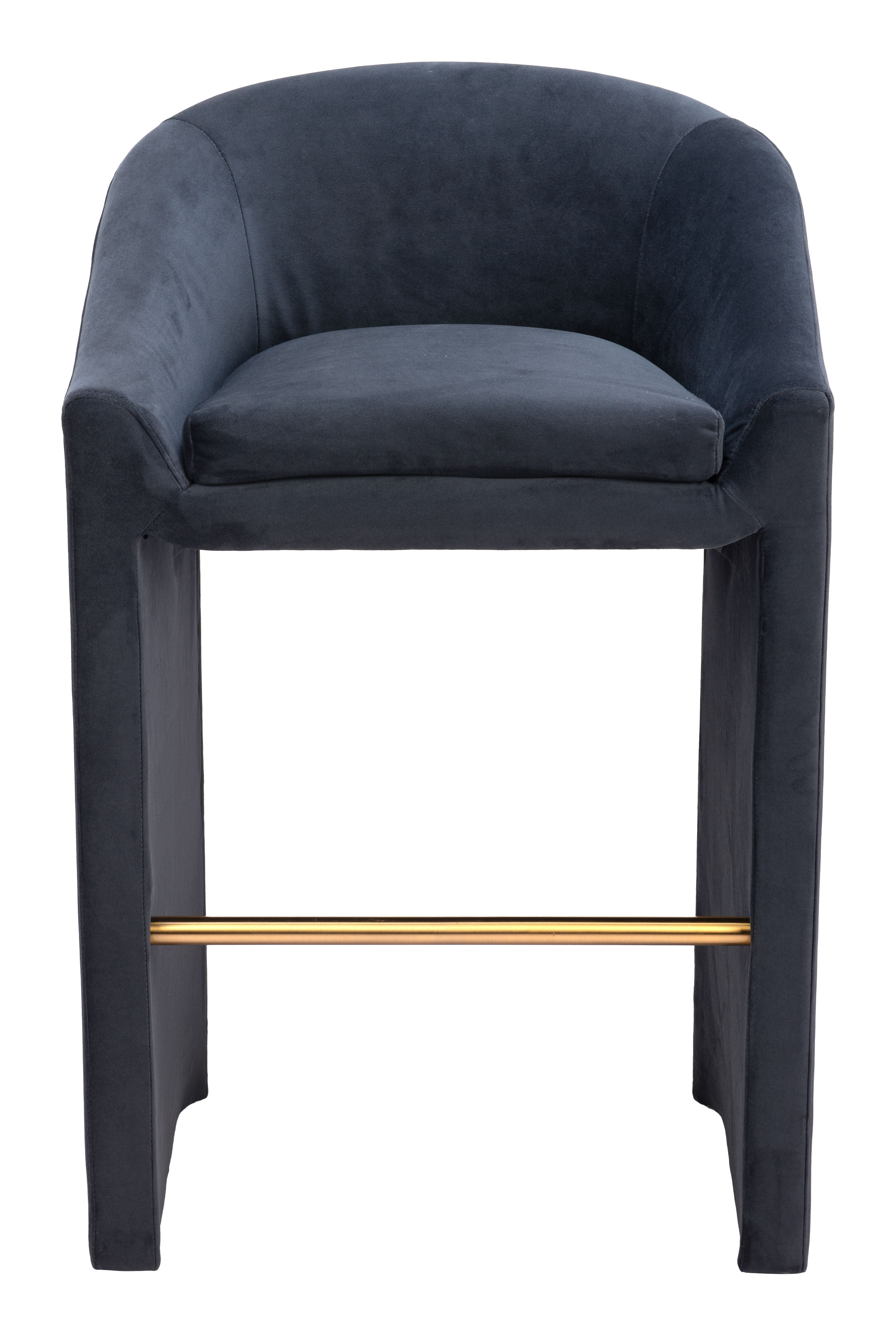 ZUO - Emas Barstool in Midnight Gray