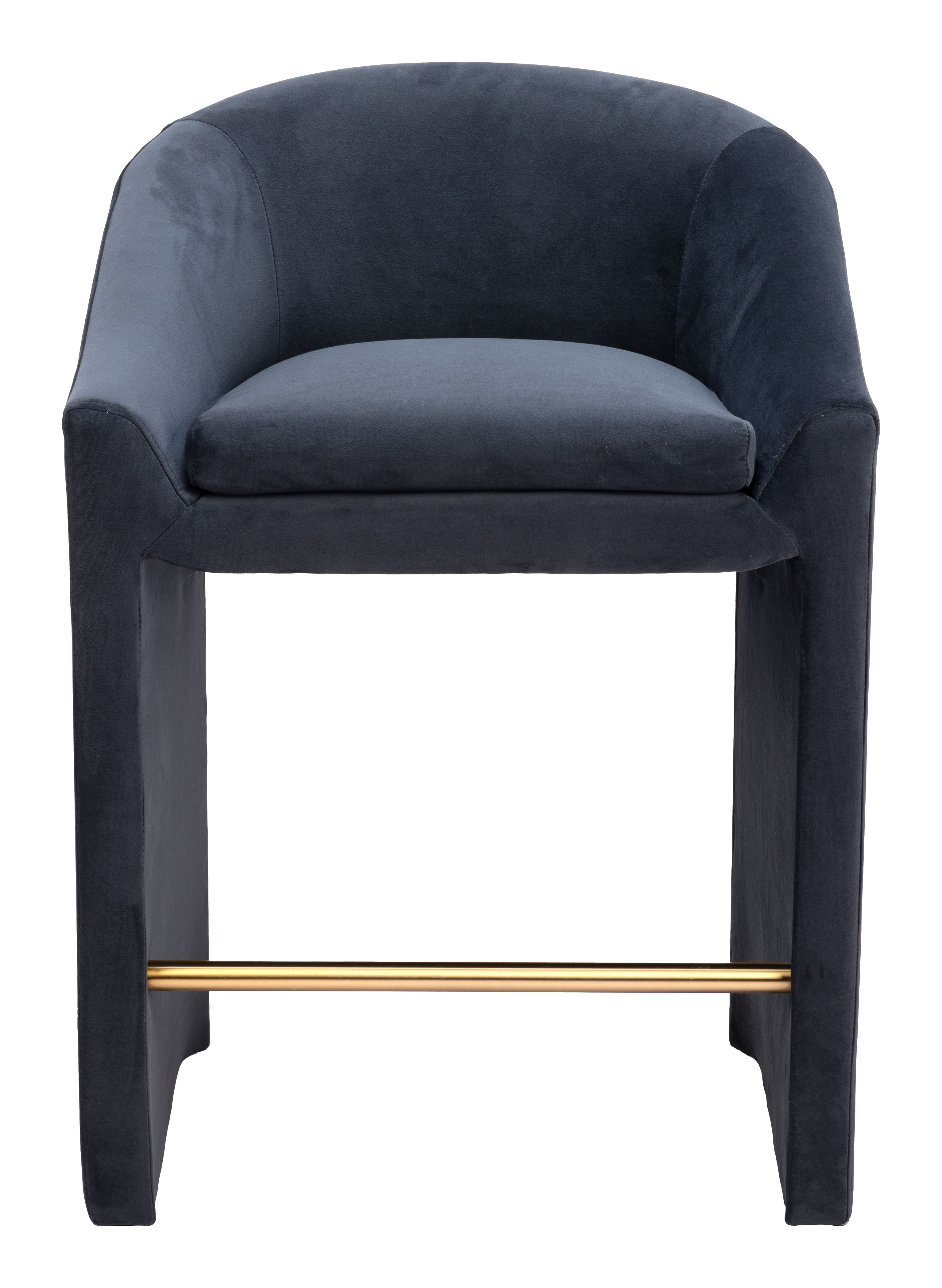 ZUO - Emas Counter Stool in Midnight Gray